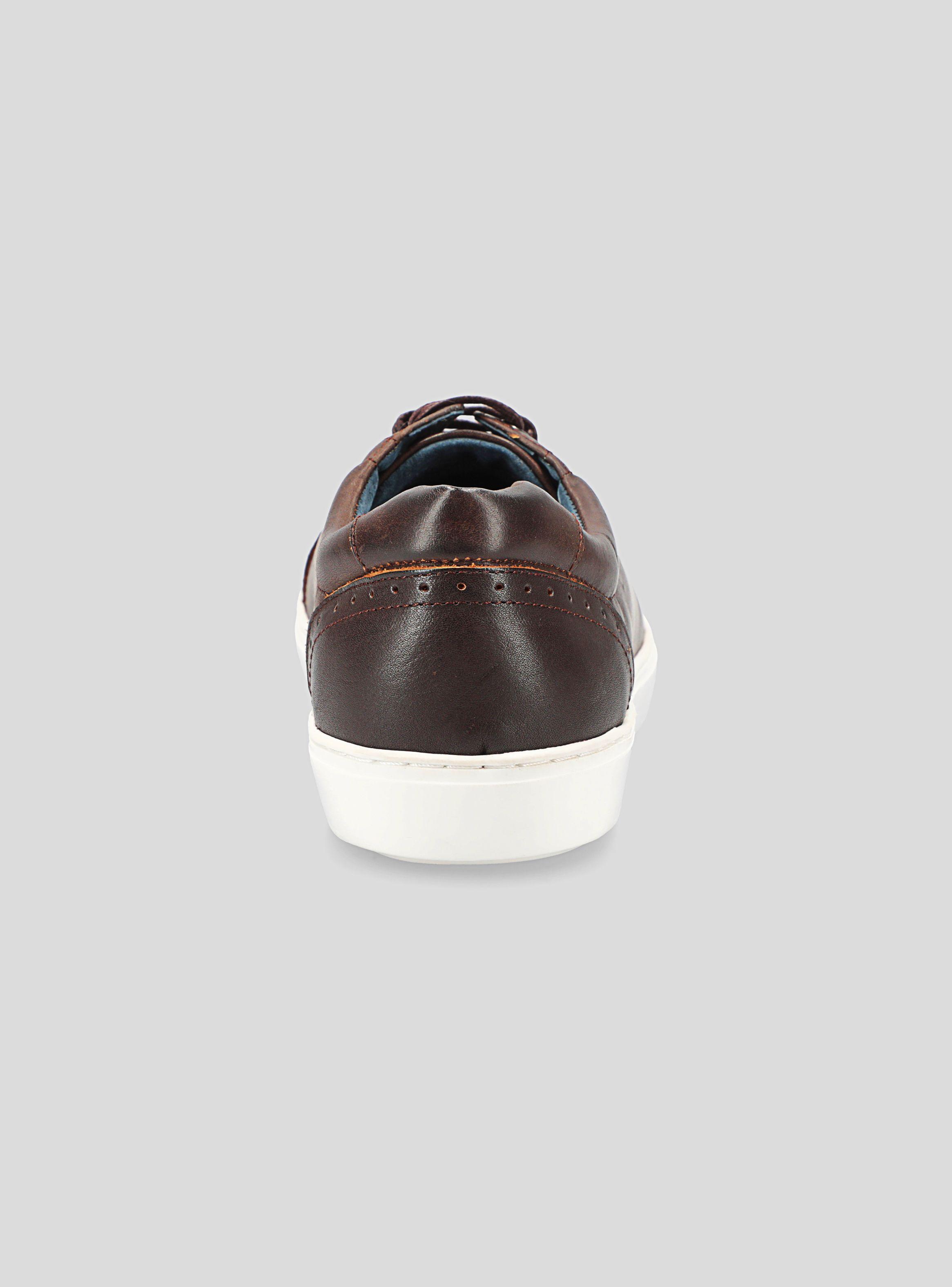 Zapatilla Perry Ellis Café Vestir Hombre-2