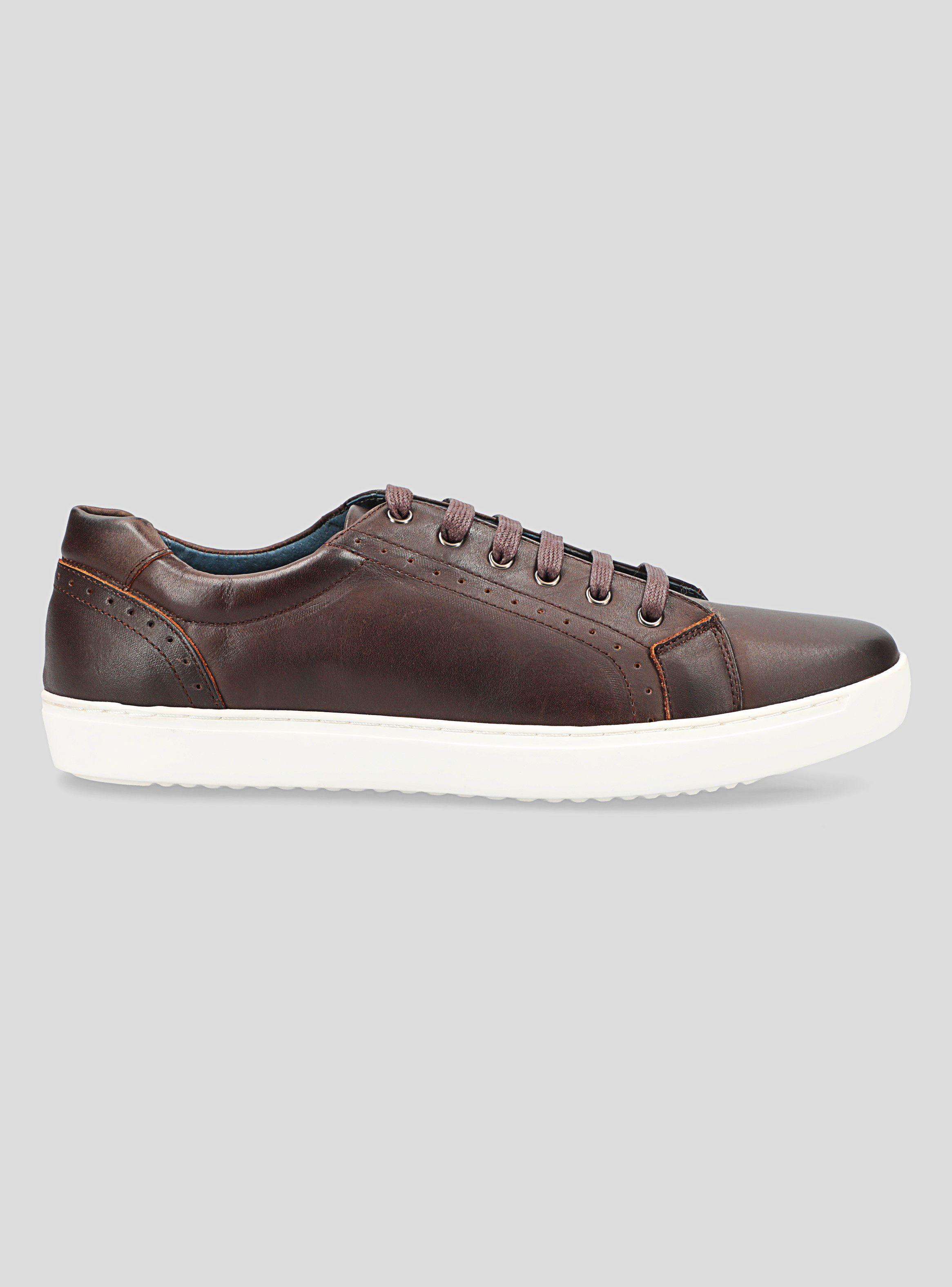 Zapatilla Perry Ellis Café Vestir Hombre-0