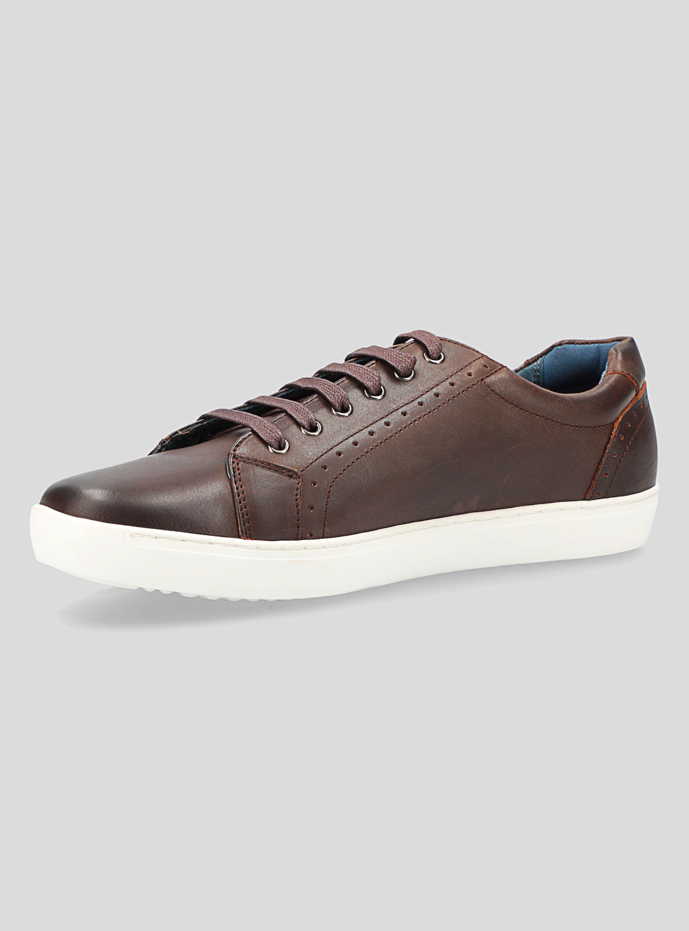 Zapatilla Perry Ellis Café Vestir Hombre-1