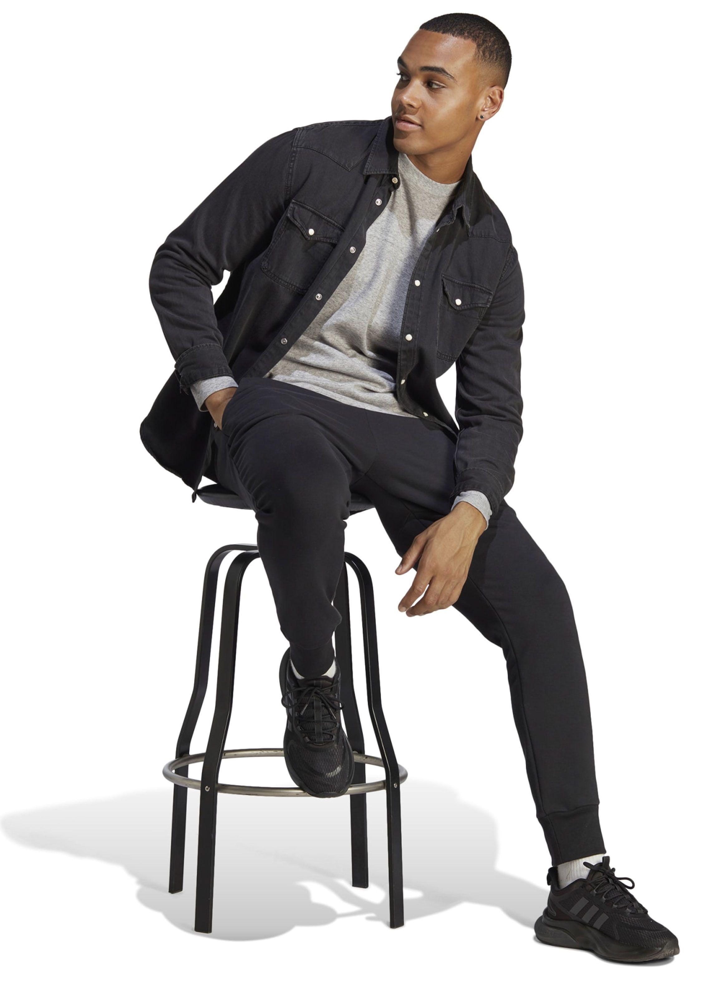 Pantalón Cuff Logo Essentials French Terry Joggers-4