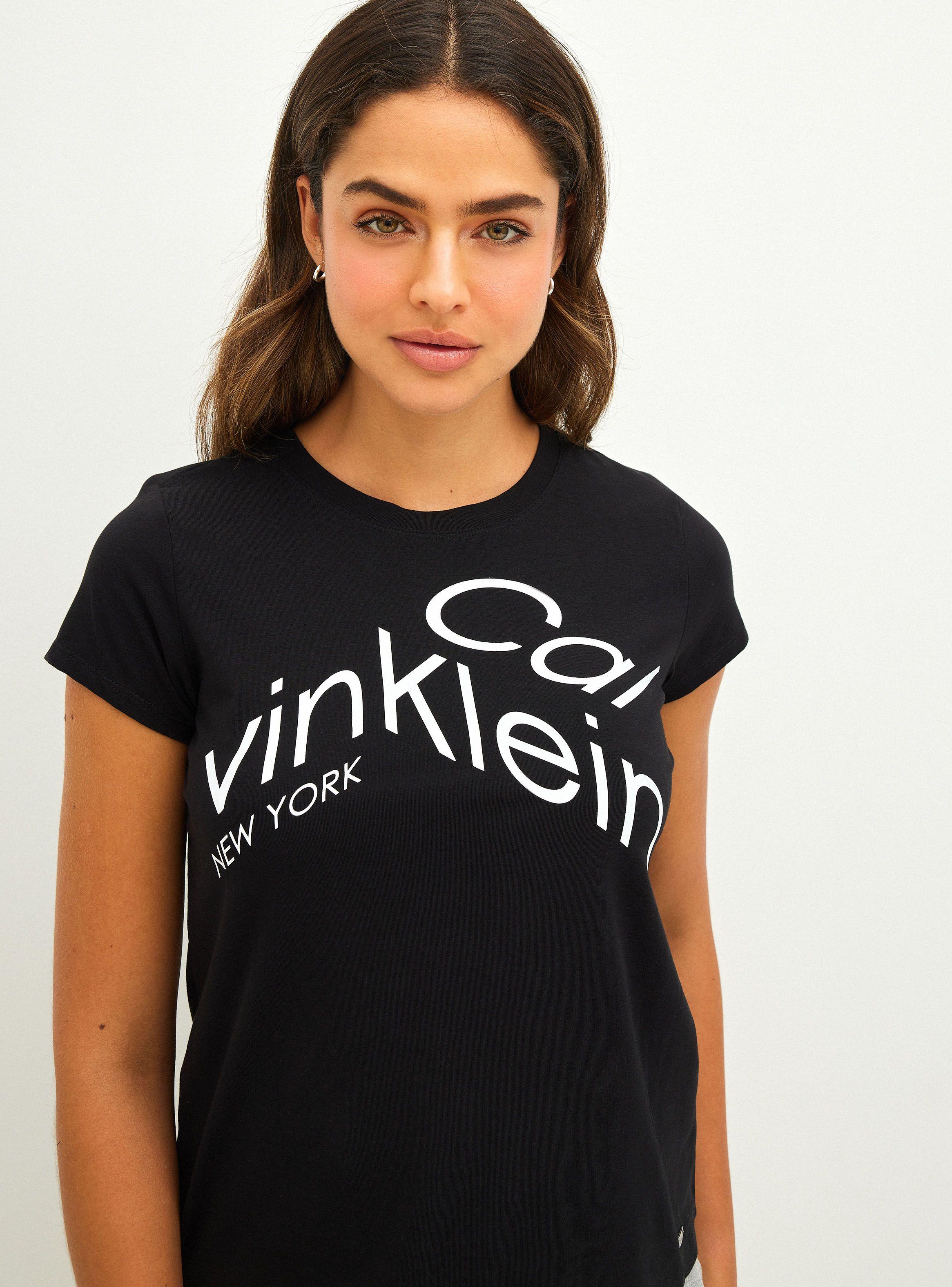 Polera Cuello Redondo Diseño Estampado CK NY-2