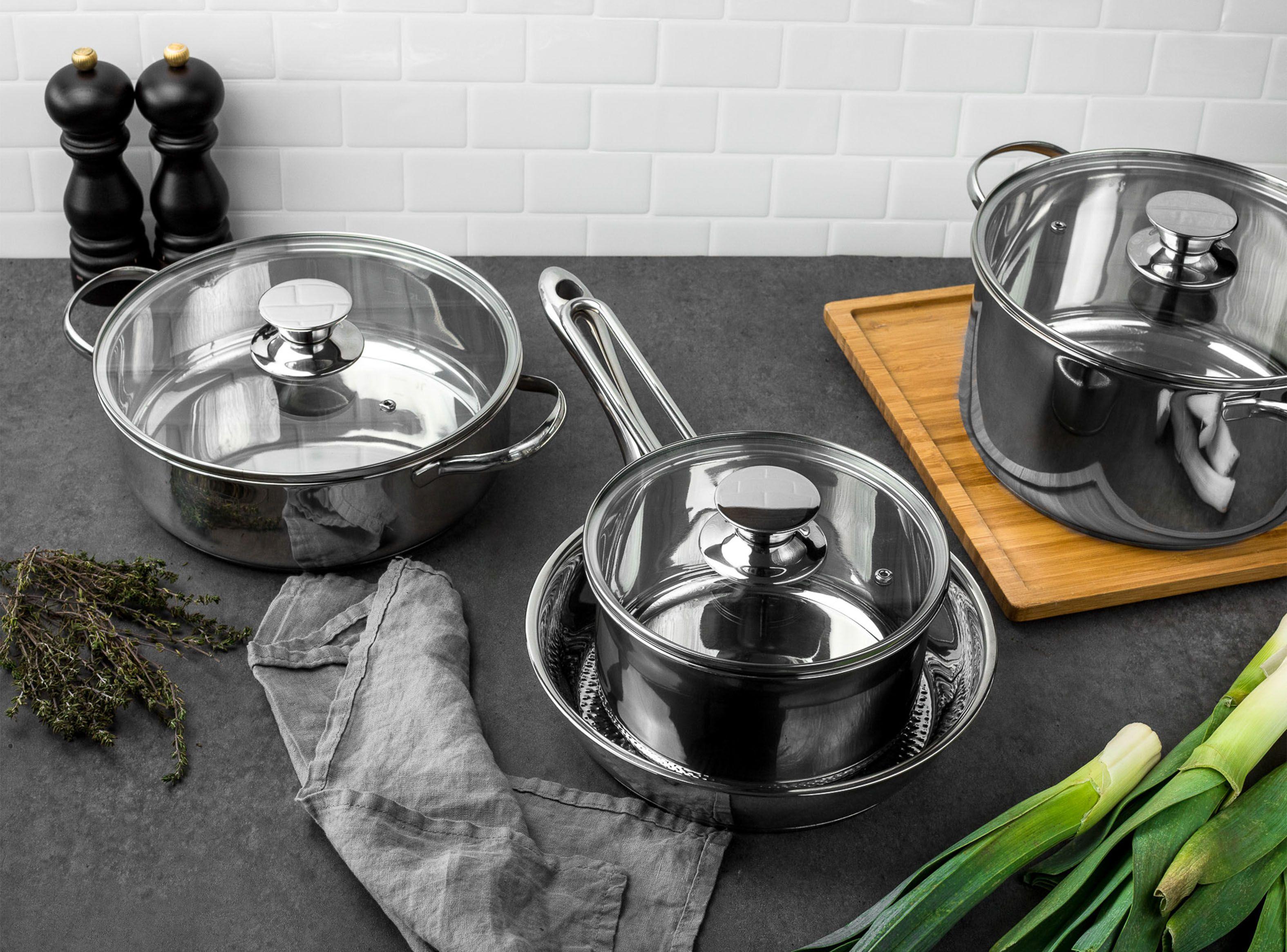 Batería de Cocina Infinity Acero Inoxidable 7 Piezas-2