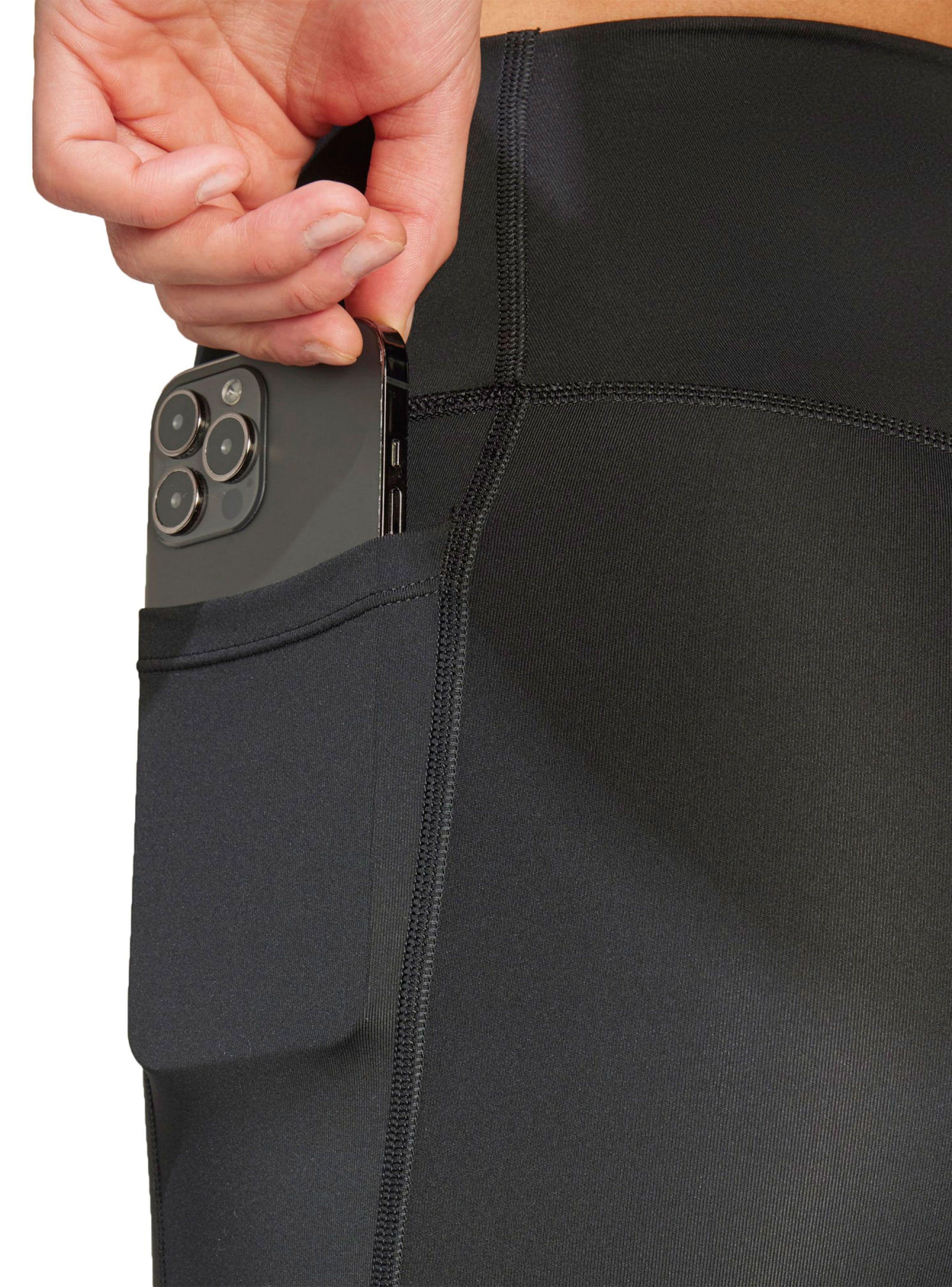 Calza Training Black Opt Ess St 7in-3