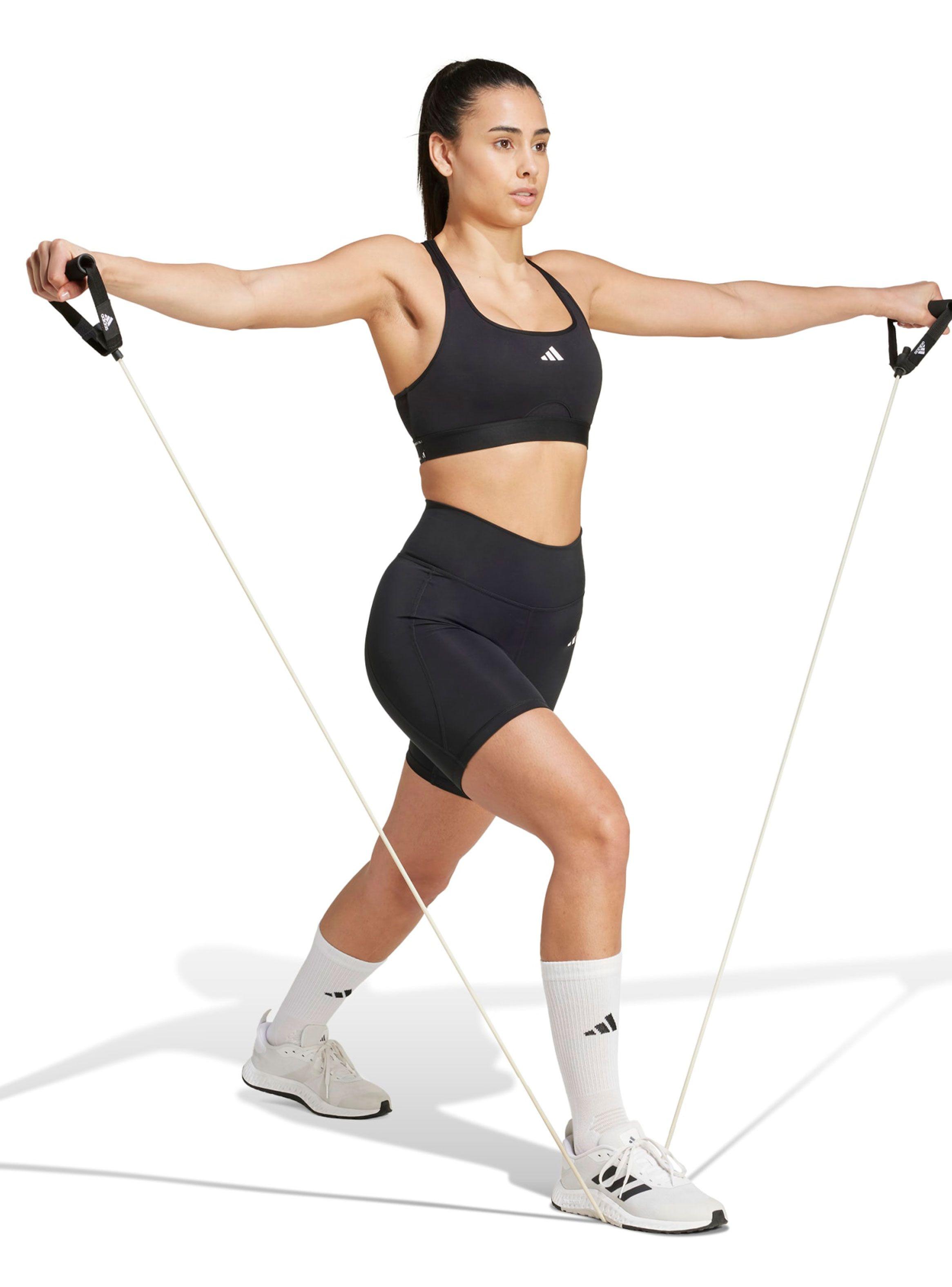 Calza Training Black Opt Ess St 7in-4