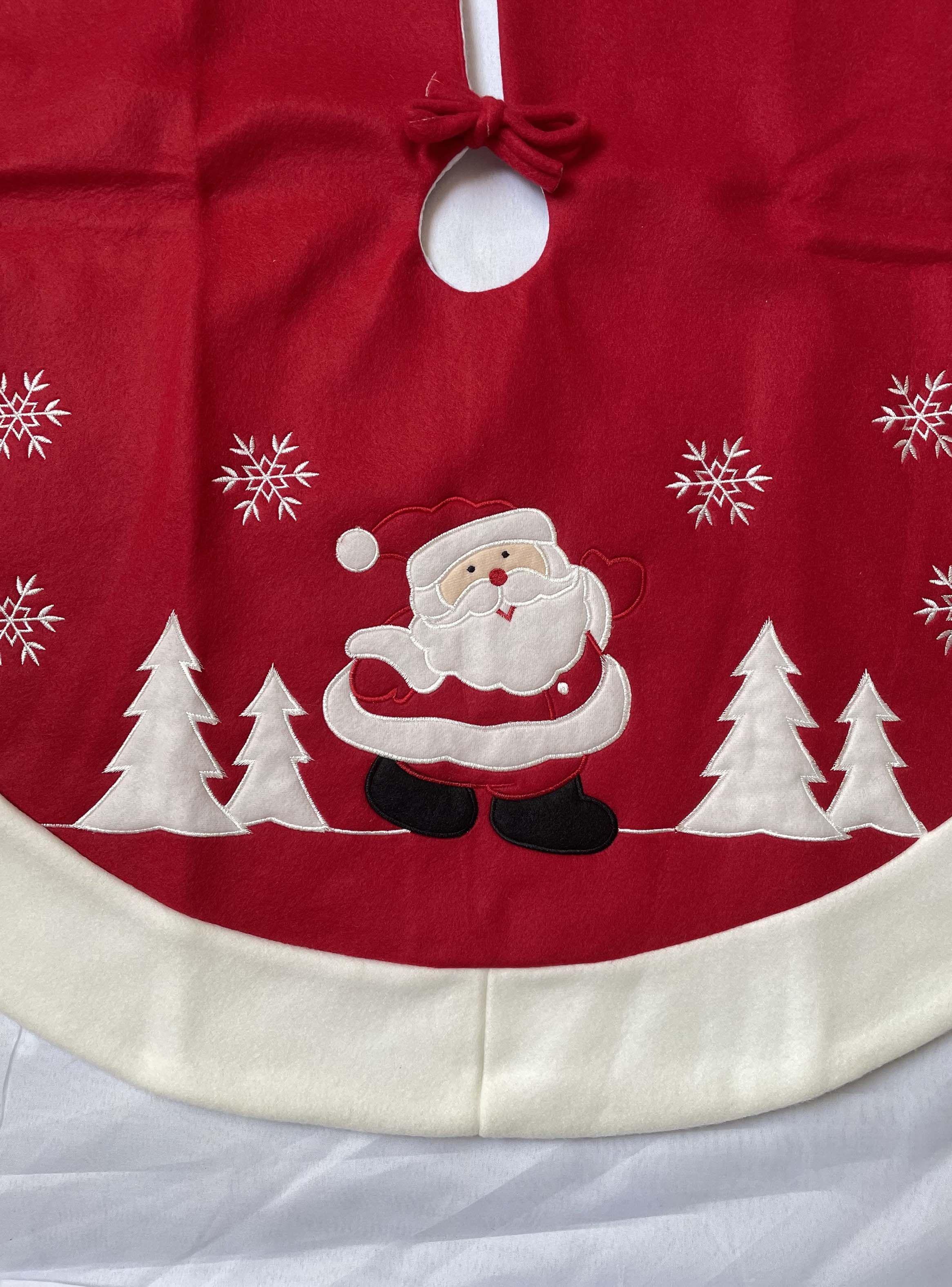 Pie de Árbol Rojo Blanco-2