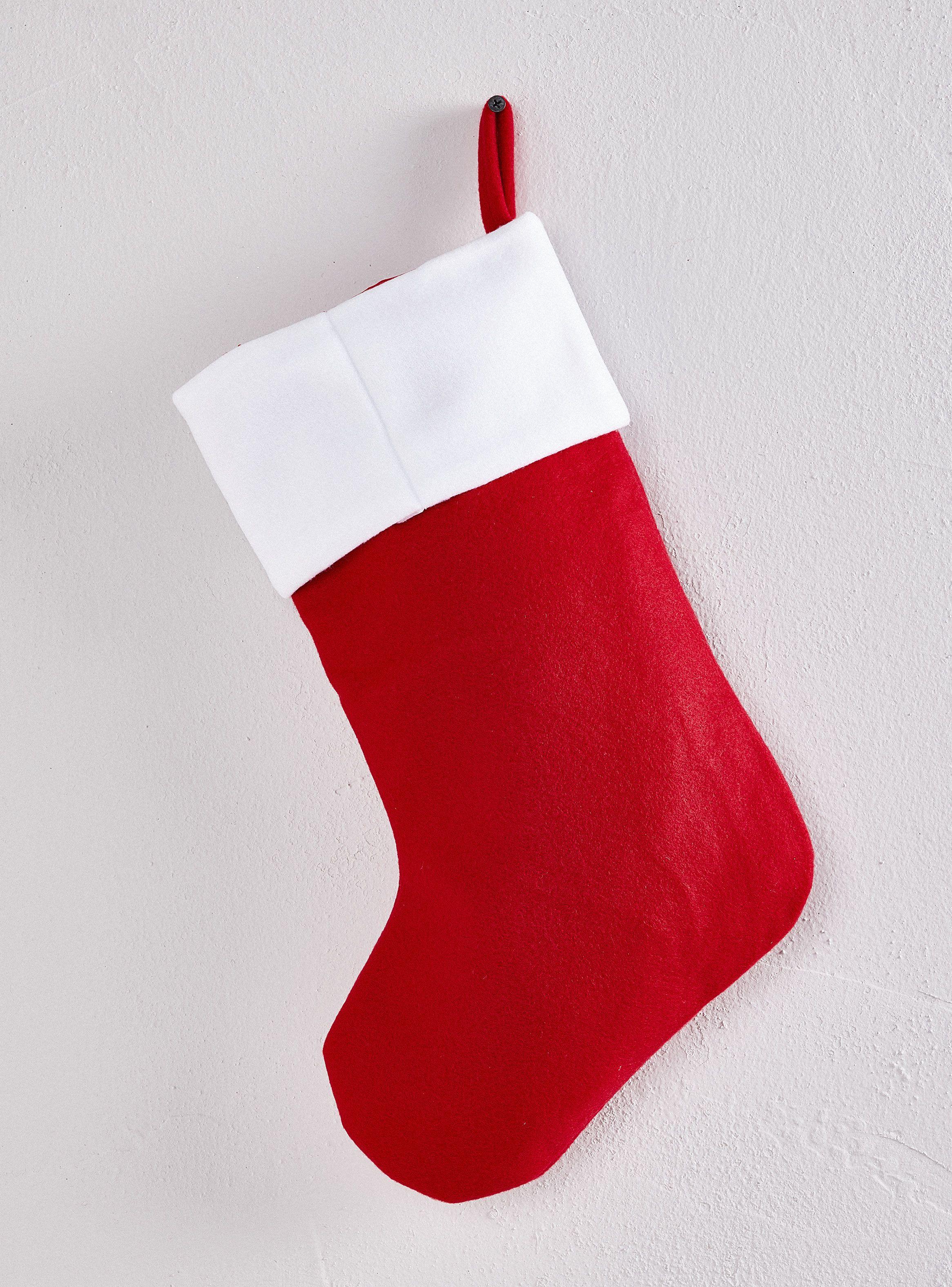 Bota de Navidad Santa Roja-1