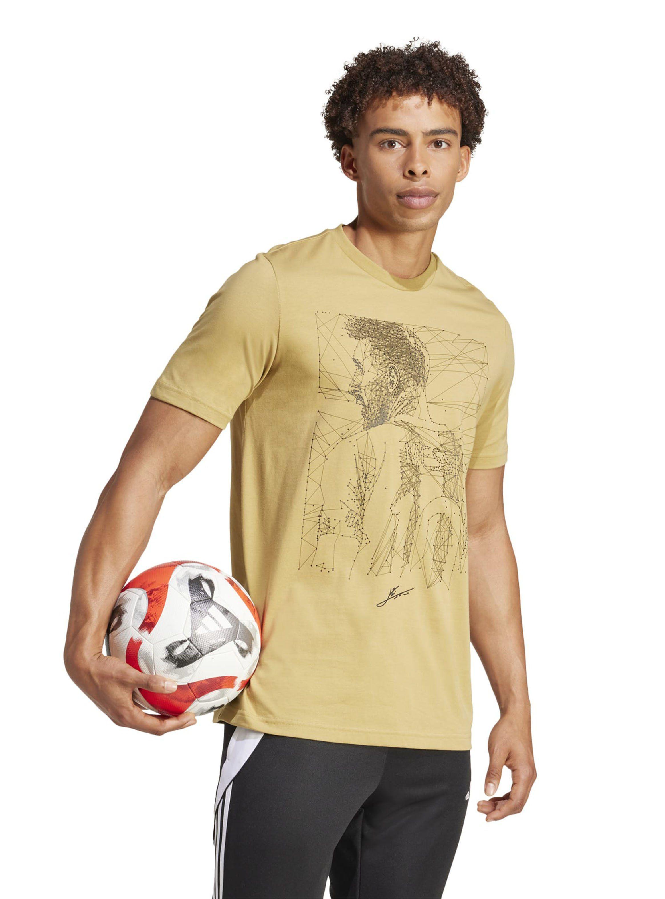 Polera Print Messi G T Khaki Football-3