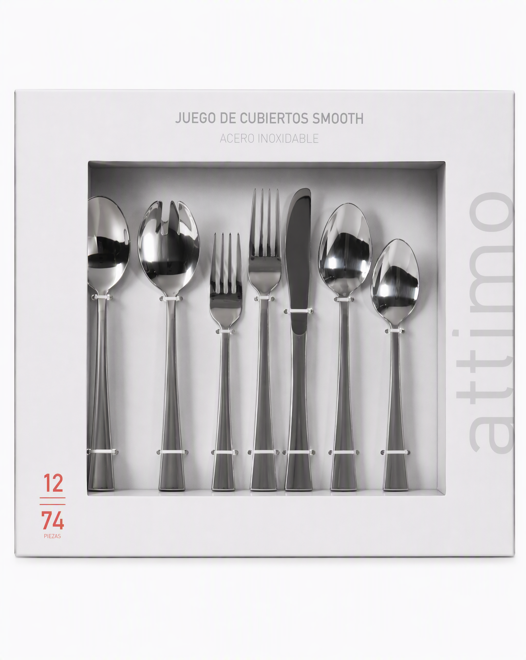 Juego Cuchillería Smooth 74 Piezas-2