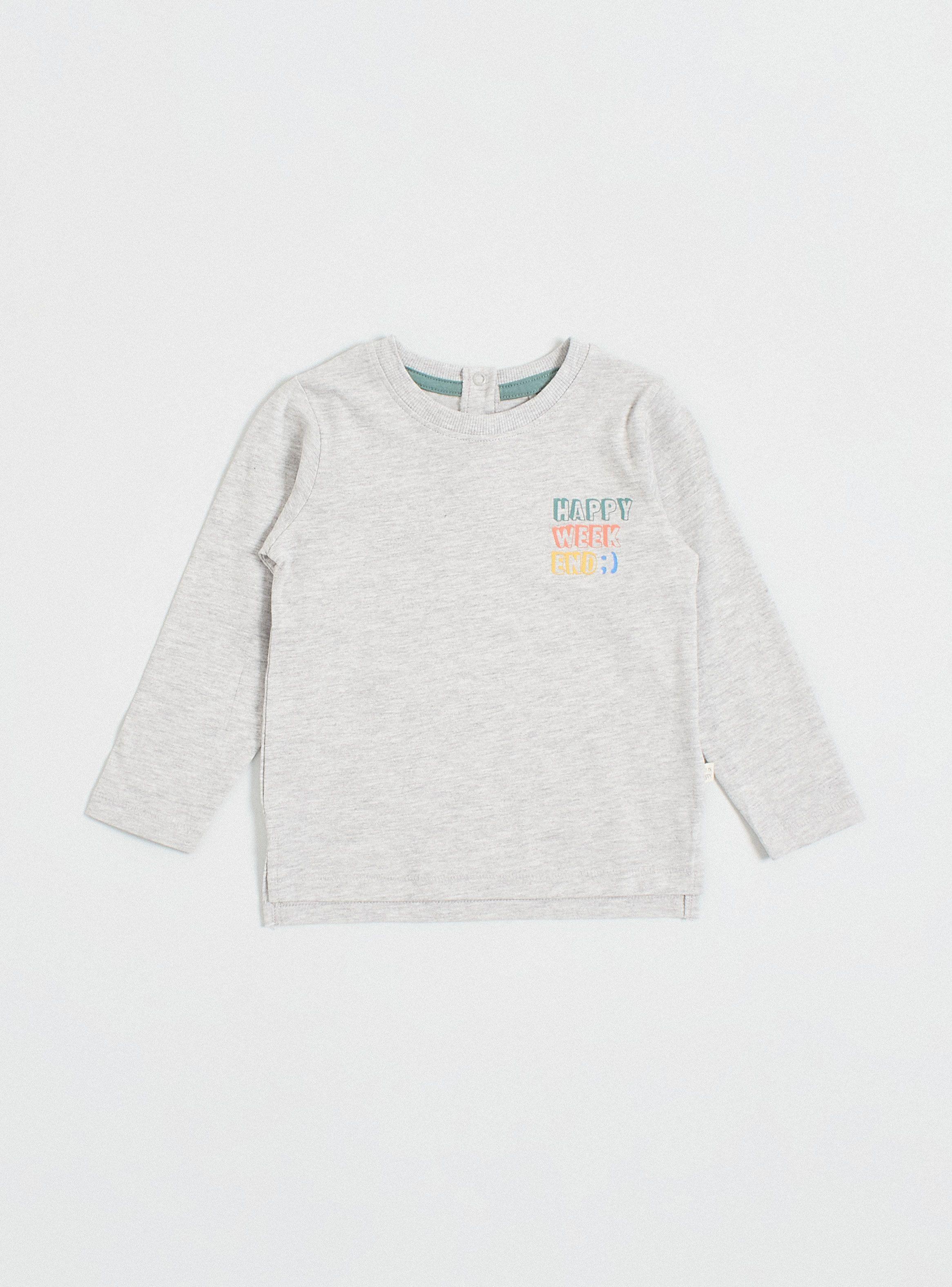 Polera Estampado Manga Larga Niño-0