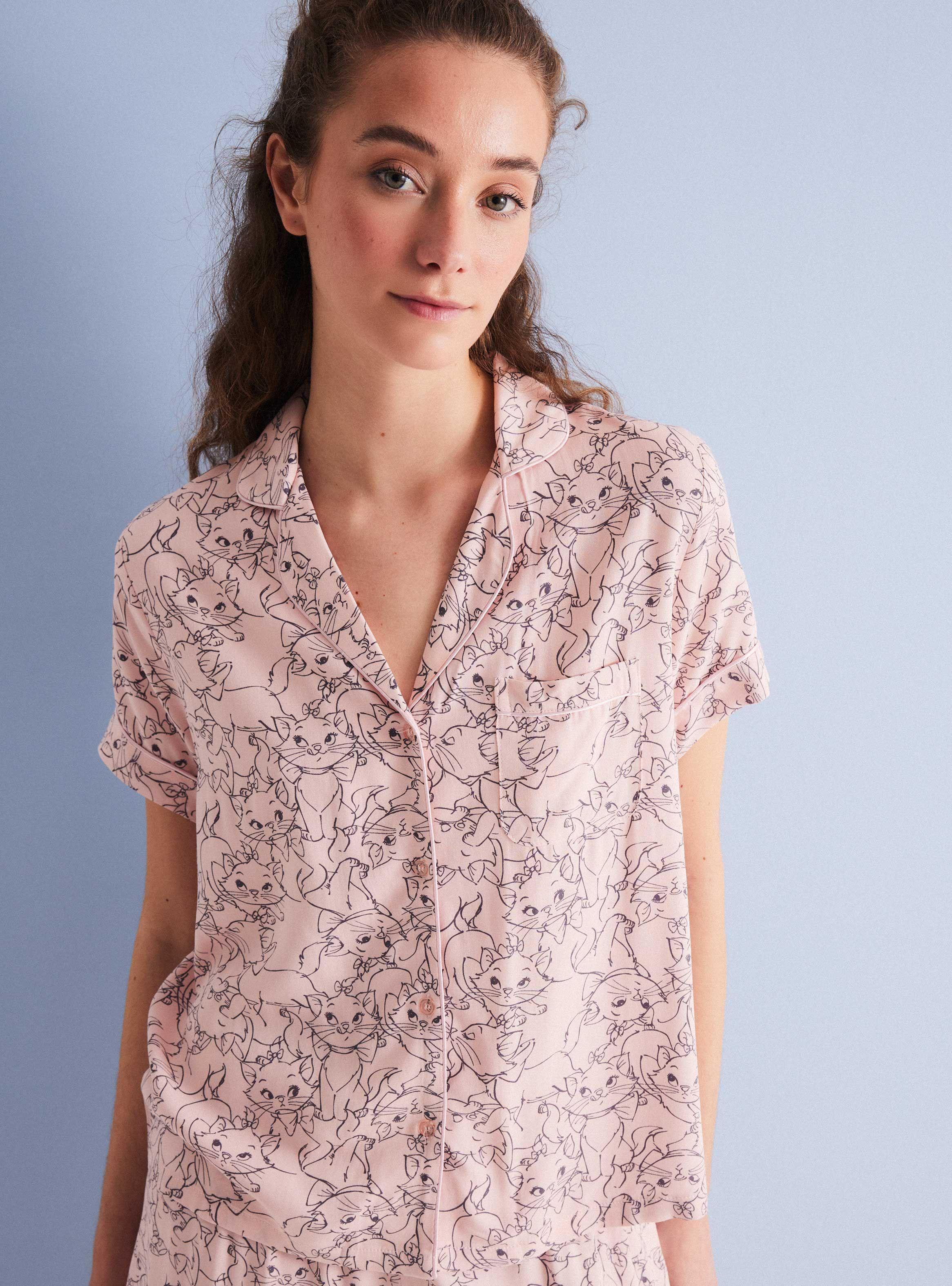 Pijama Disney Marie Camisero Full Print-2