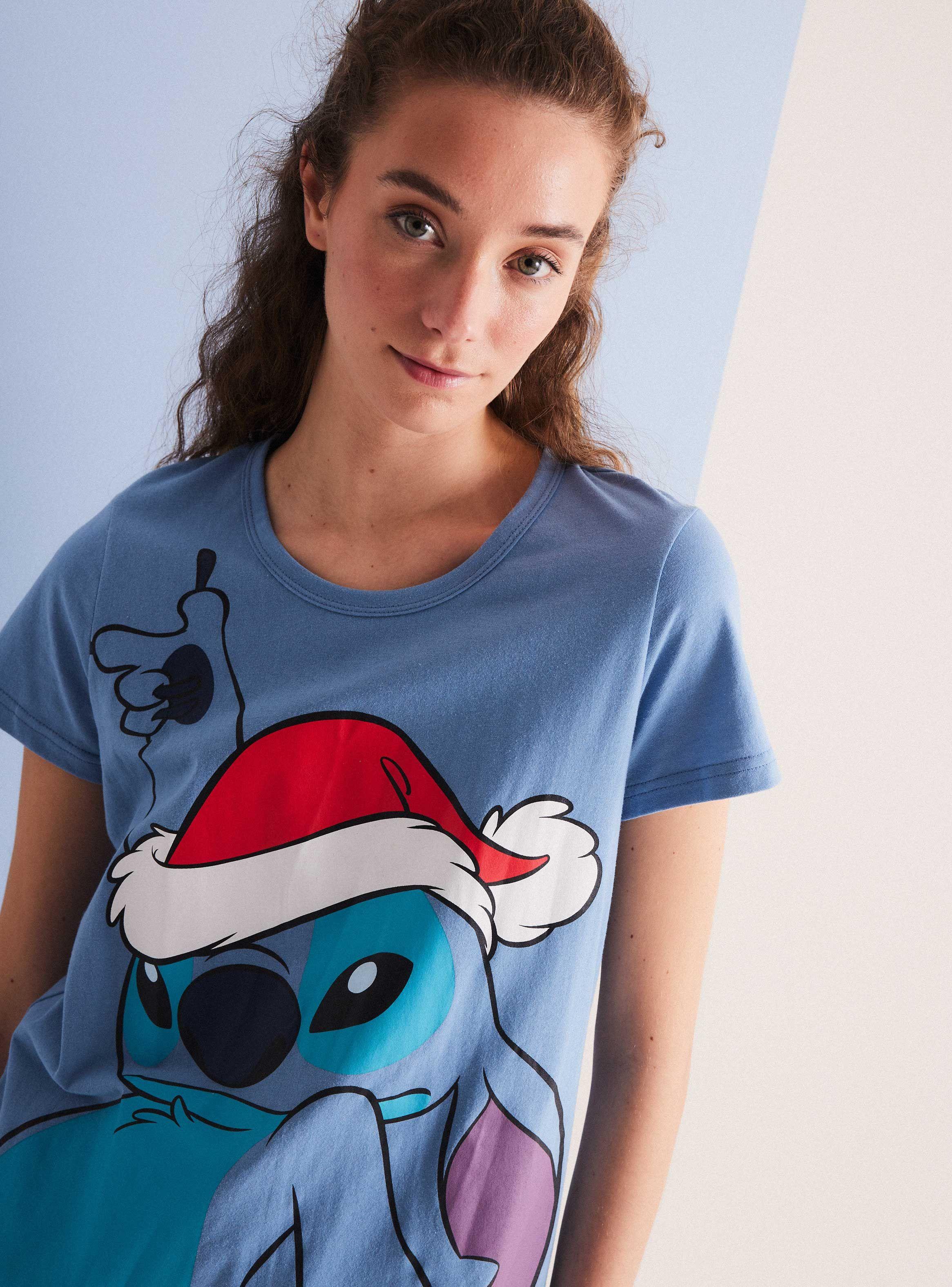 Pijama Disney Navidad Stitch Estampado en Caja-2