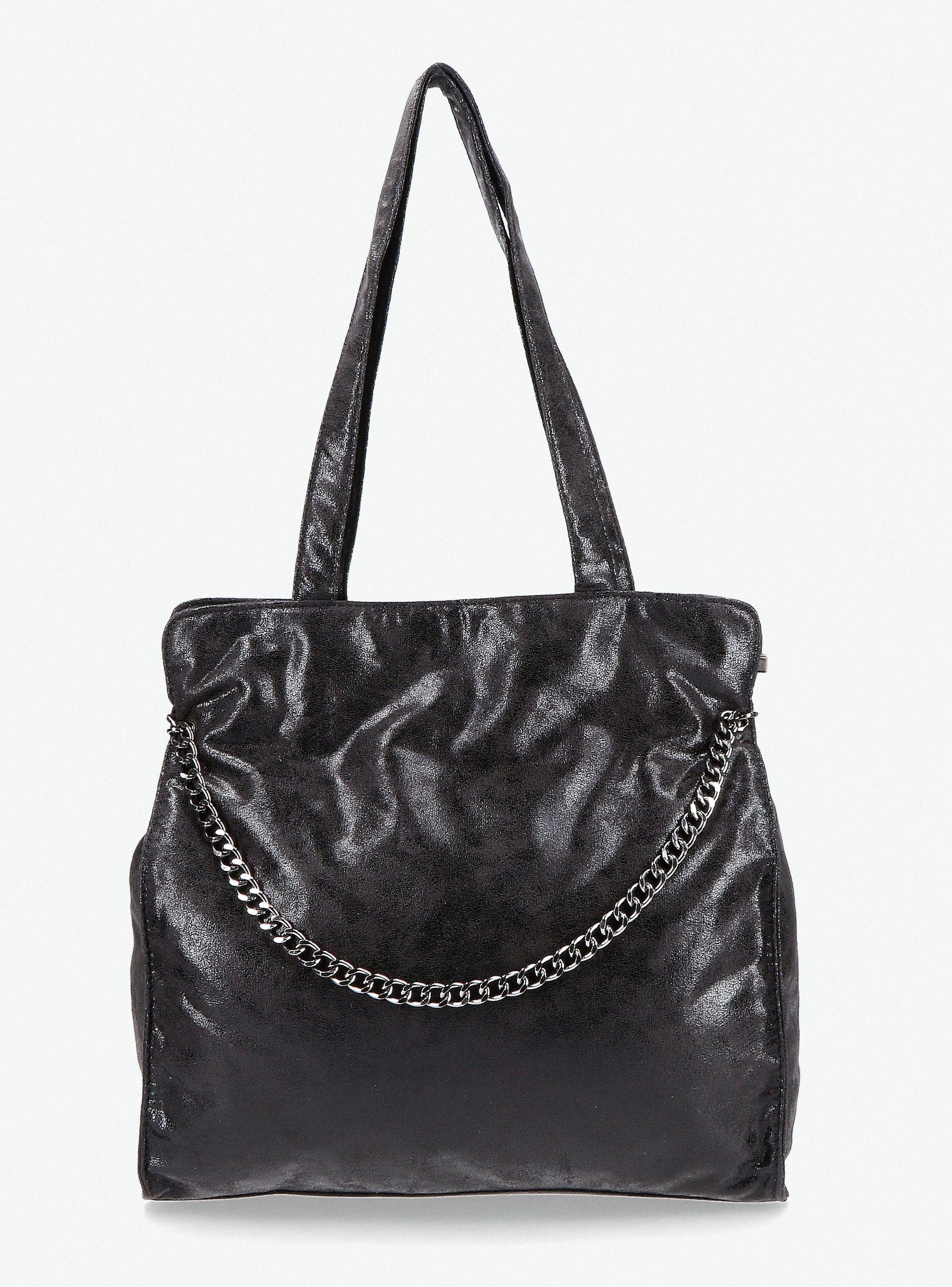 Cartera Totebag con Acabado Brillante-2