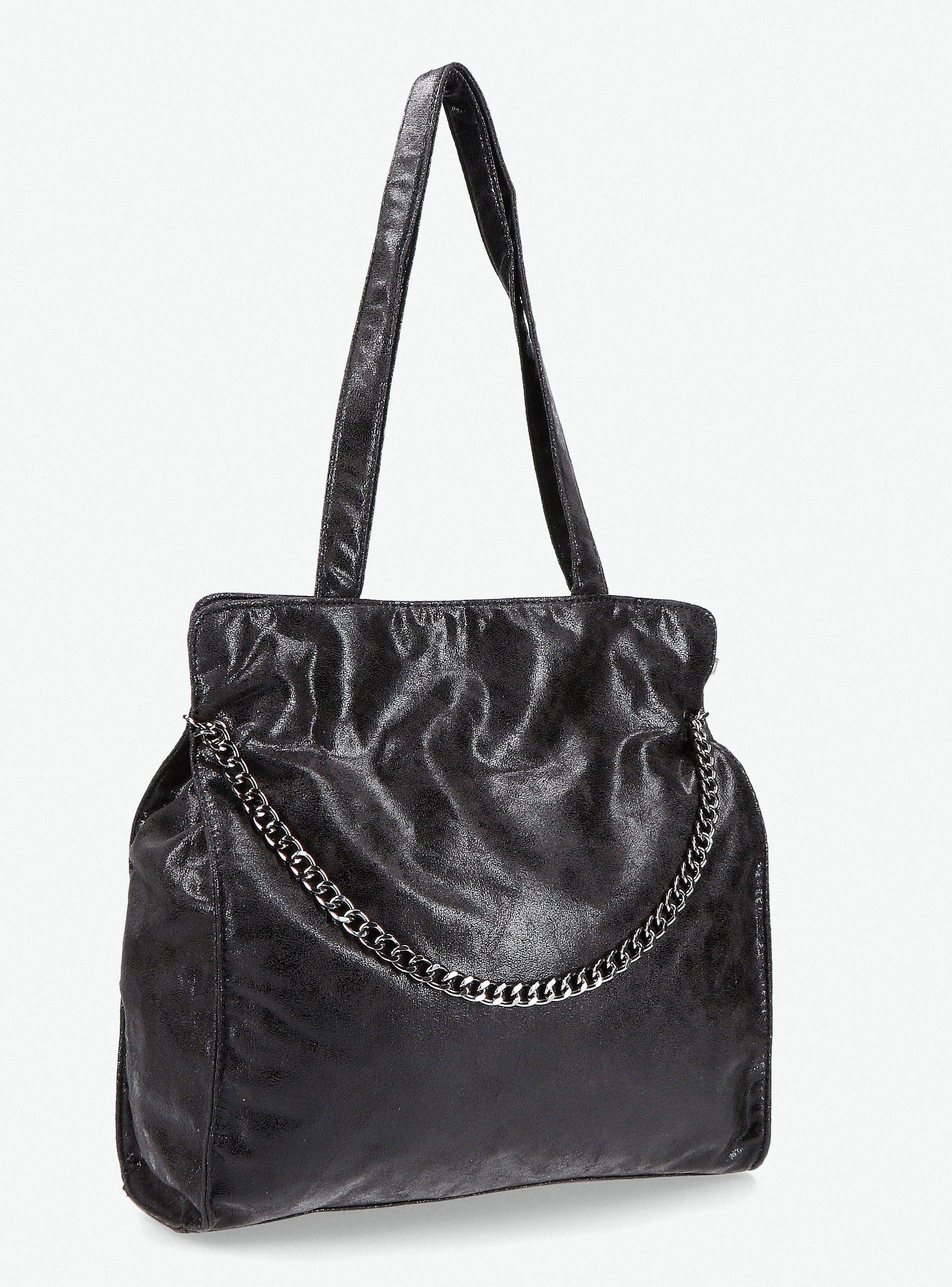 Cartera Totebag con Acabado Brillante-3