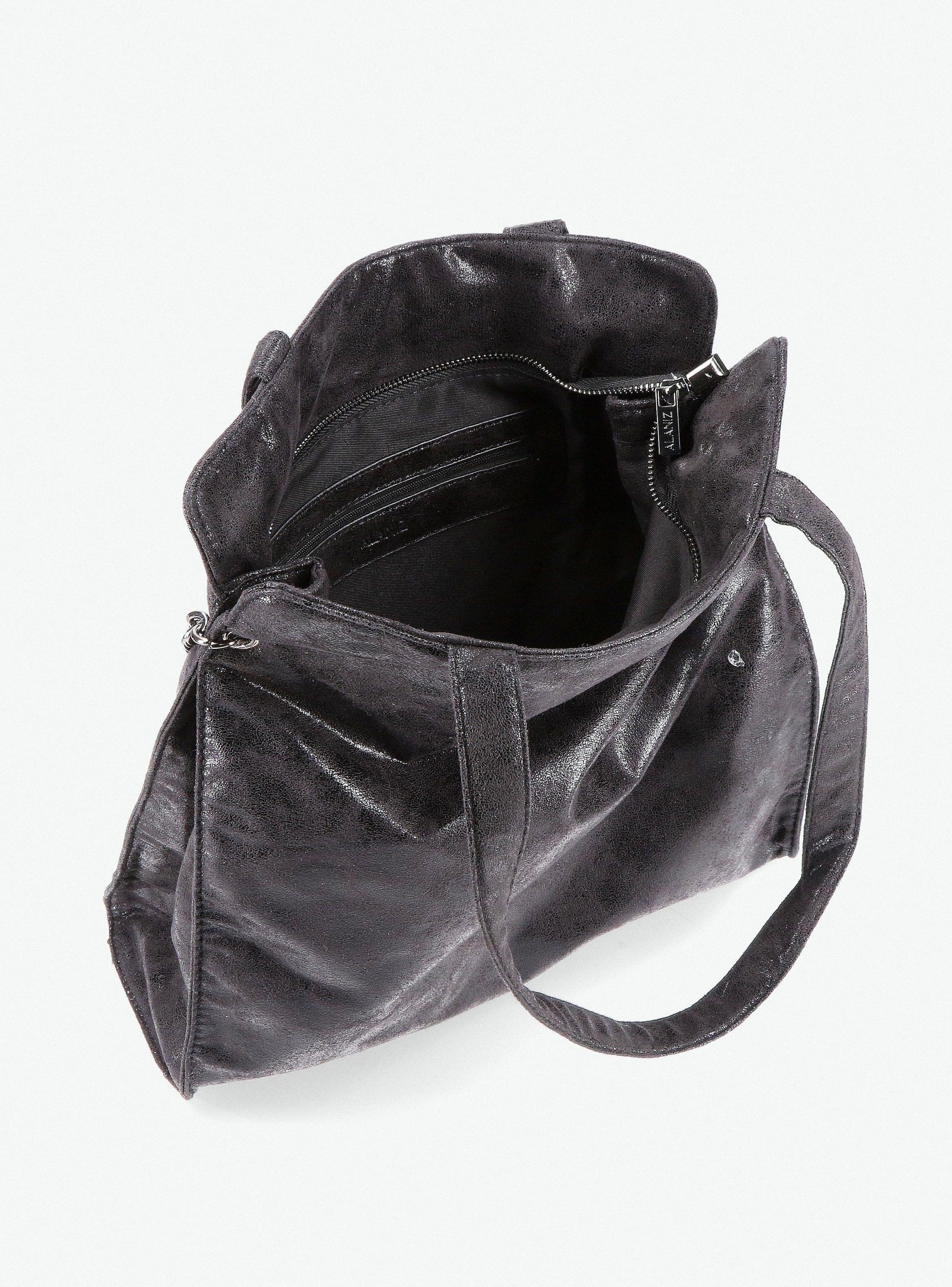Cartera Totebag con Acabado Brillante-5