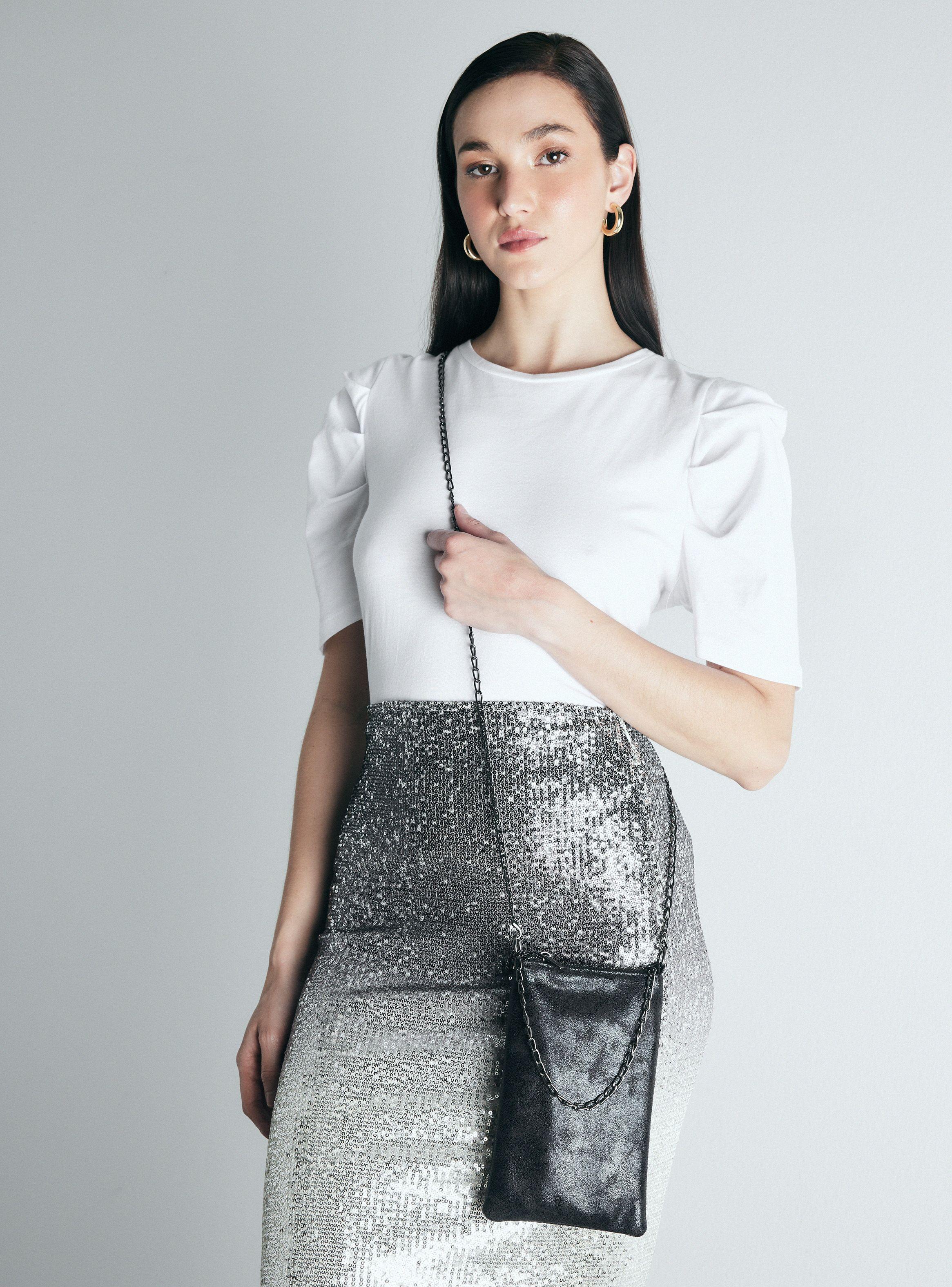 Cartera de Fiesta Pequeña Look Metálico-0