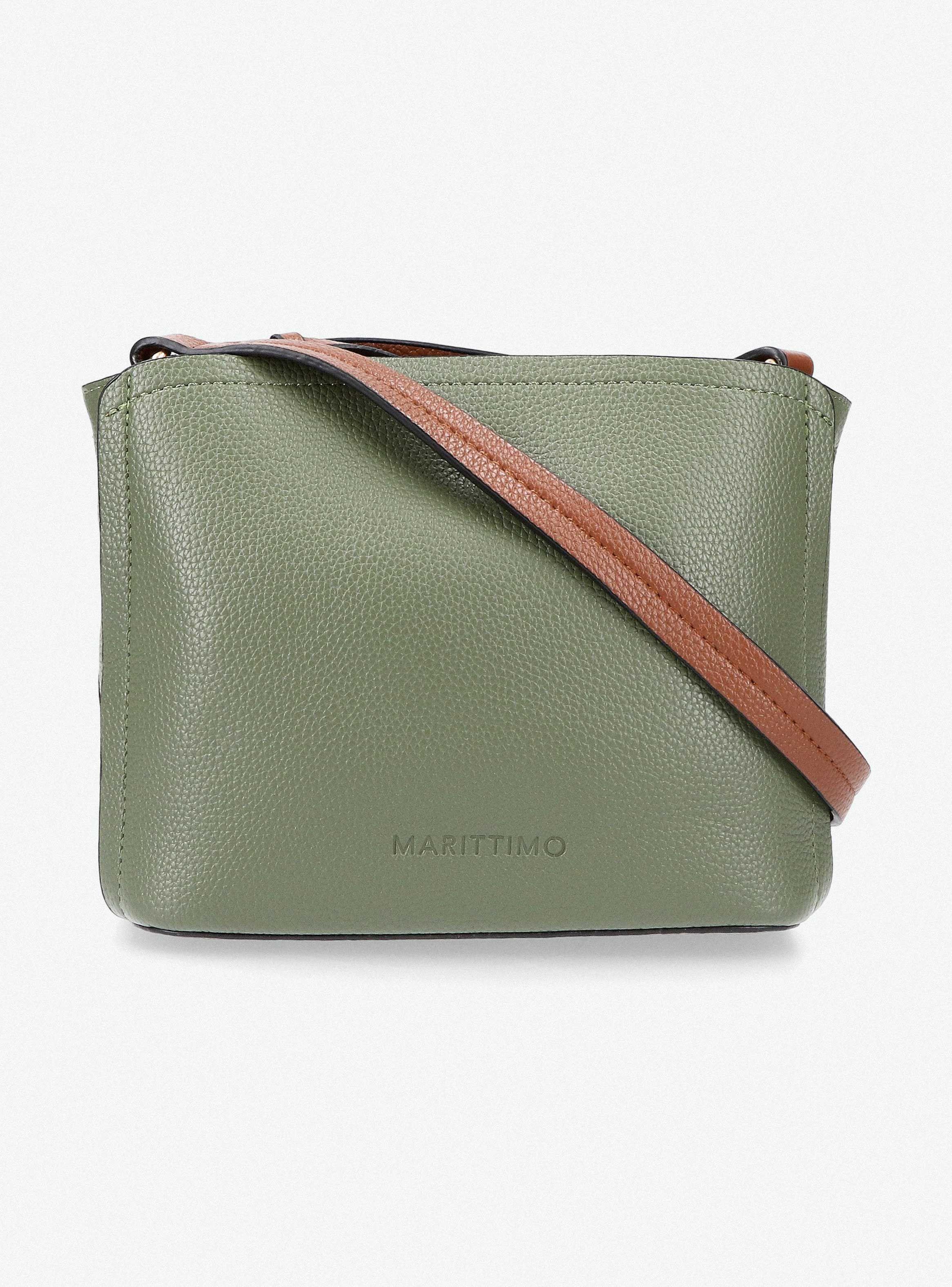 Cartera Crossbody de Cuero Sintético-0