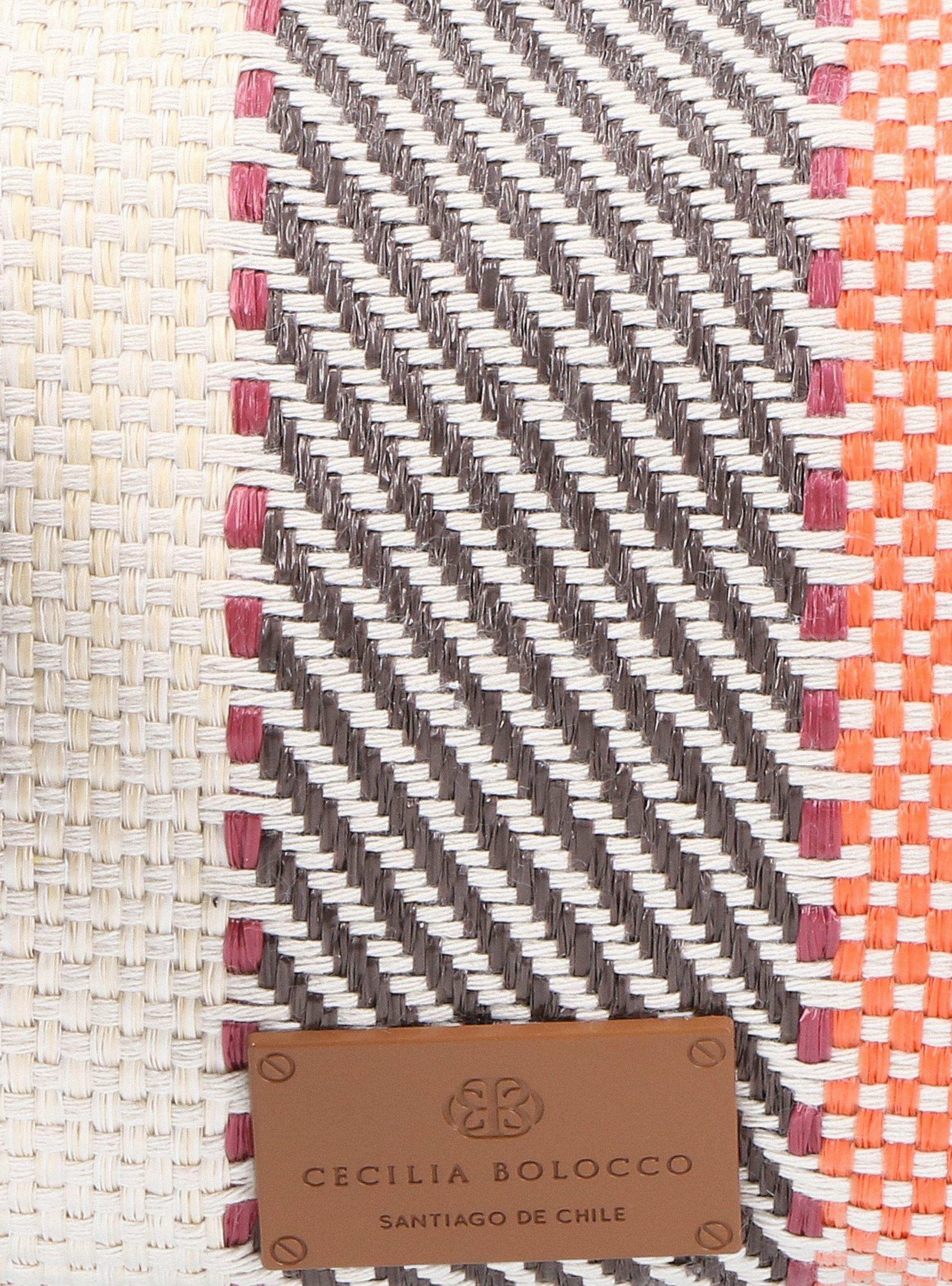 Cartera de Mano Sobre Cartera Efecto Raffia Colores-5
