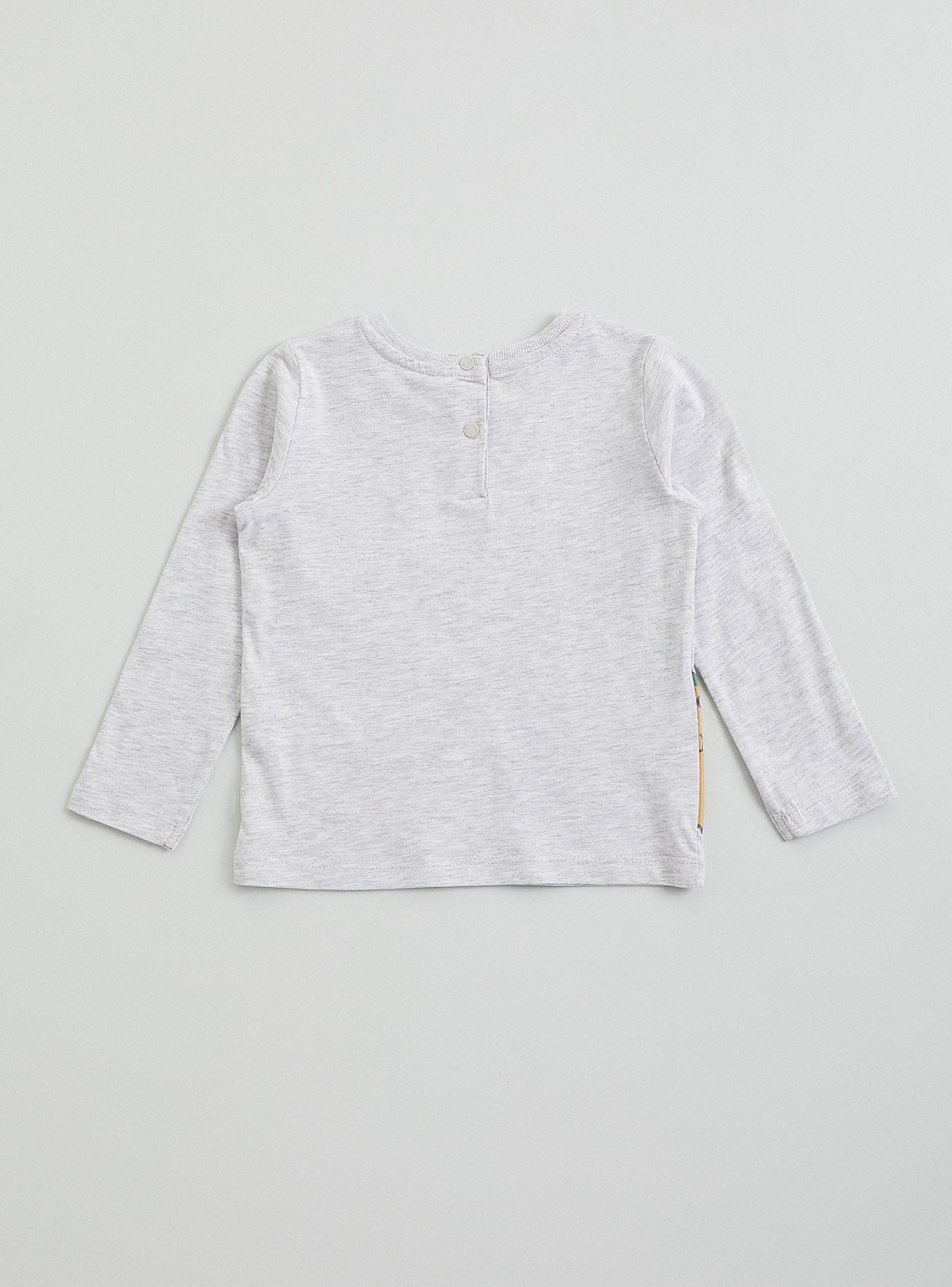 Polera Estampado Frontal Con Bolsillo-1