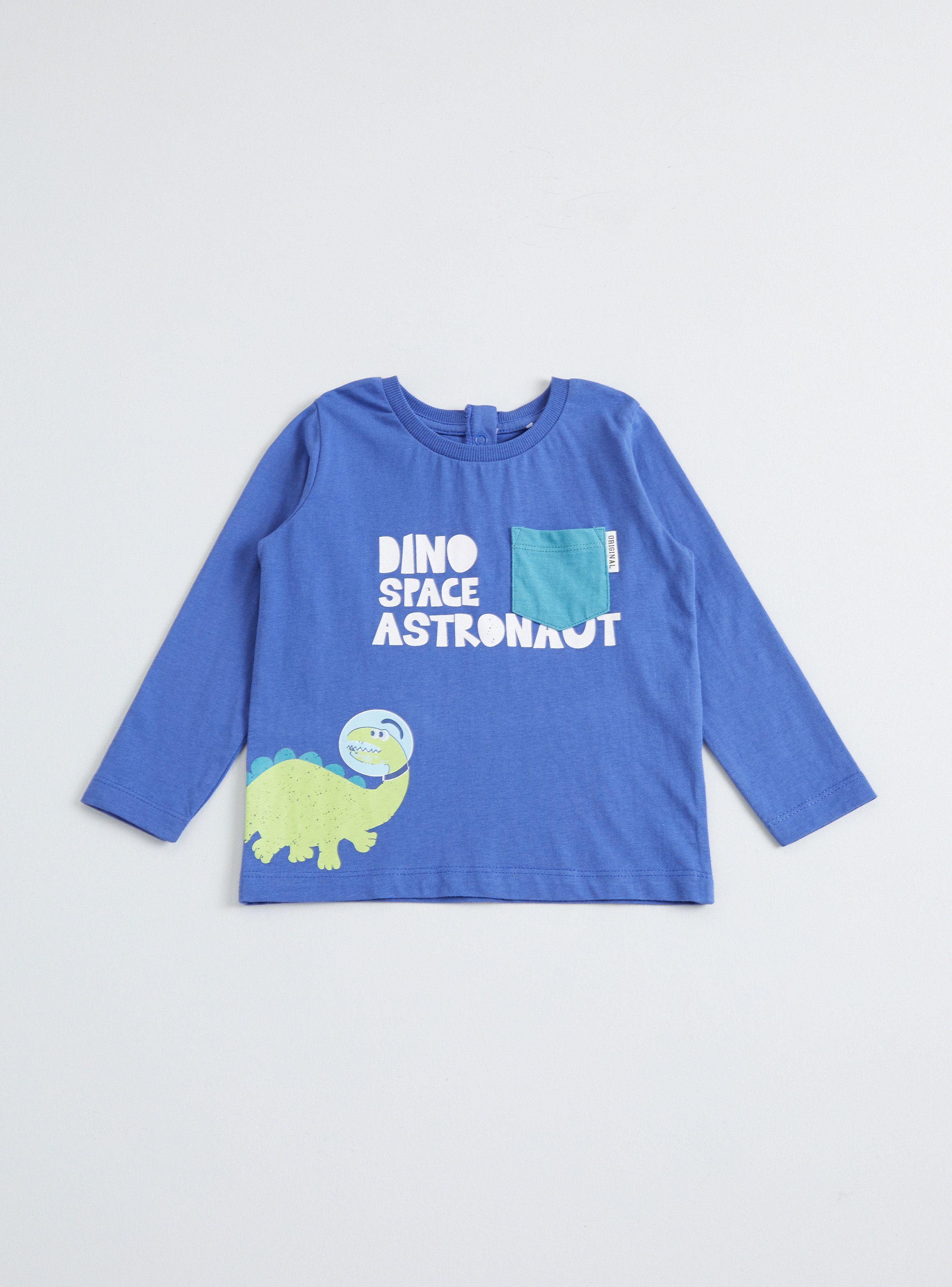 Polera Estampado Frontal Con Bolsillo-0