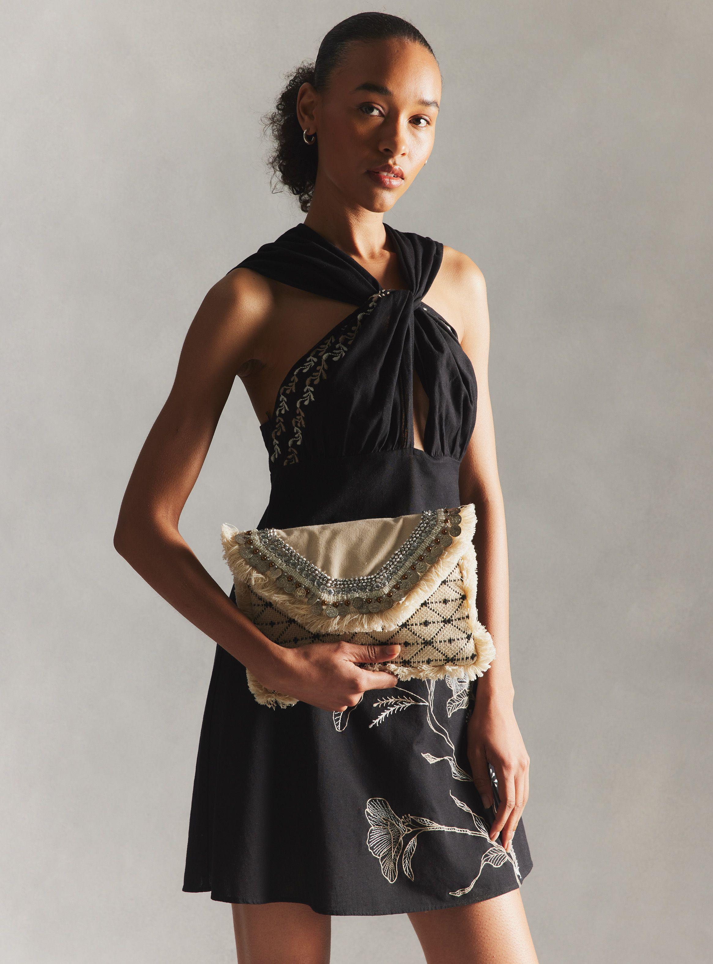 Cartera de Fiesta con Detalles Decorativos-0