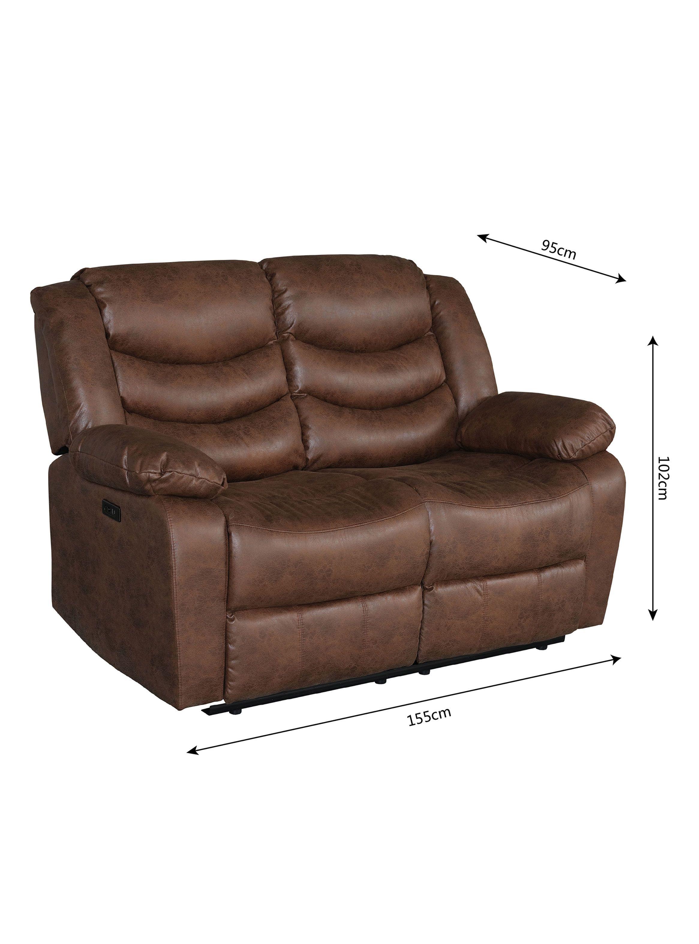 Reclinable Domingo 2 Cuerpos Café-1