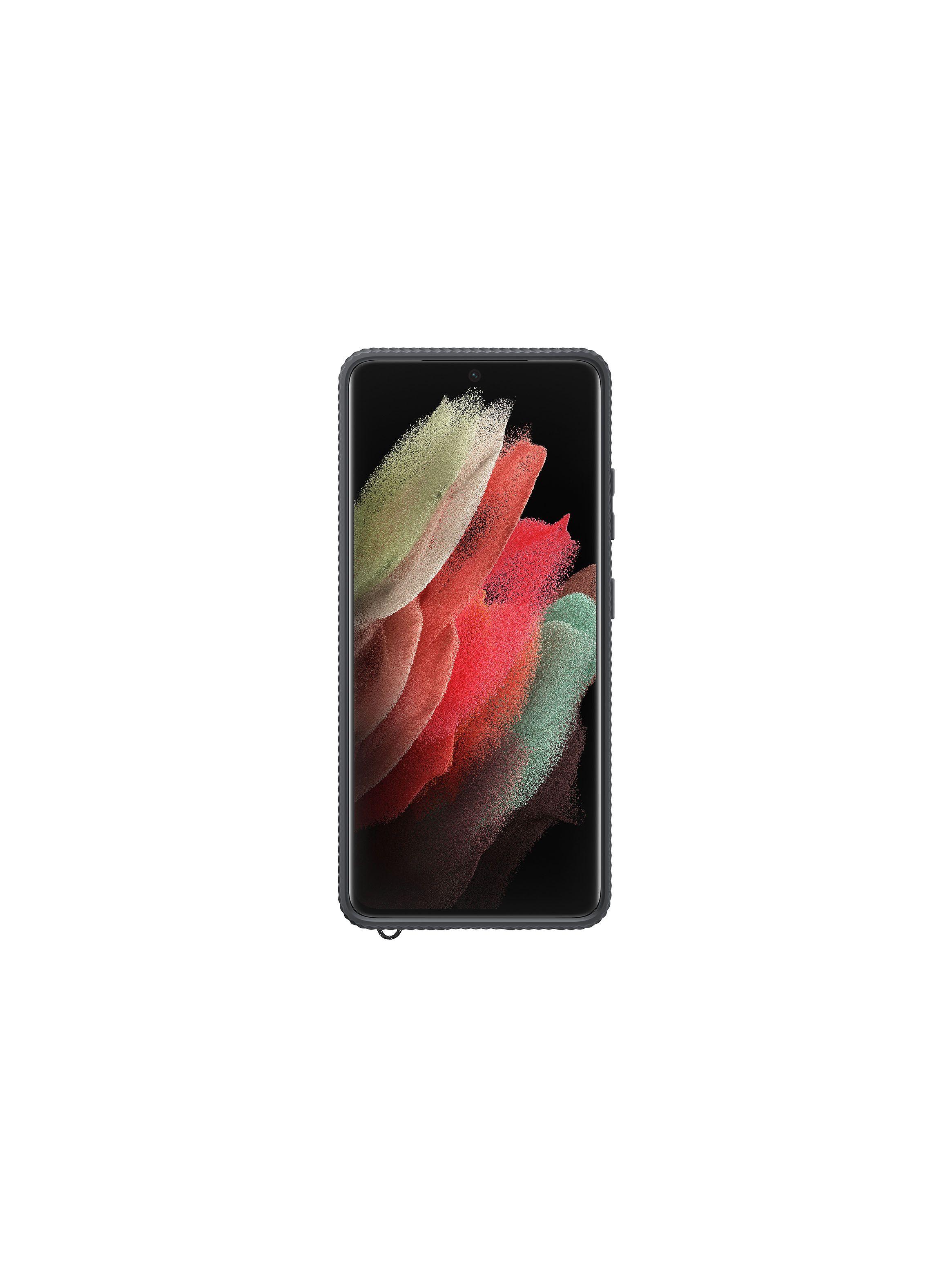 Samsung Carcasa Clear Protective Cover para Galaxy S21 Ultra 5G Negro-0