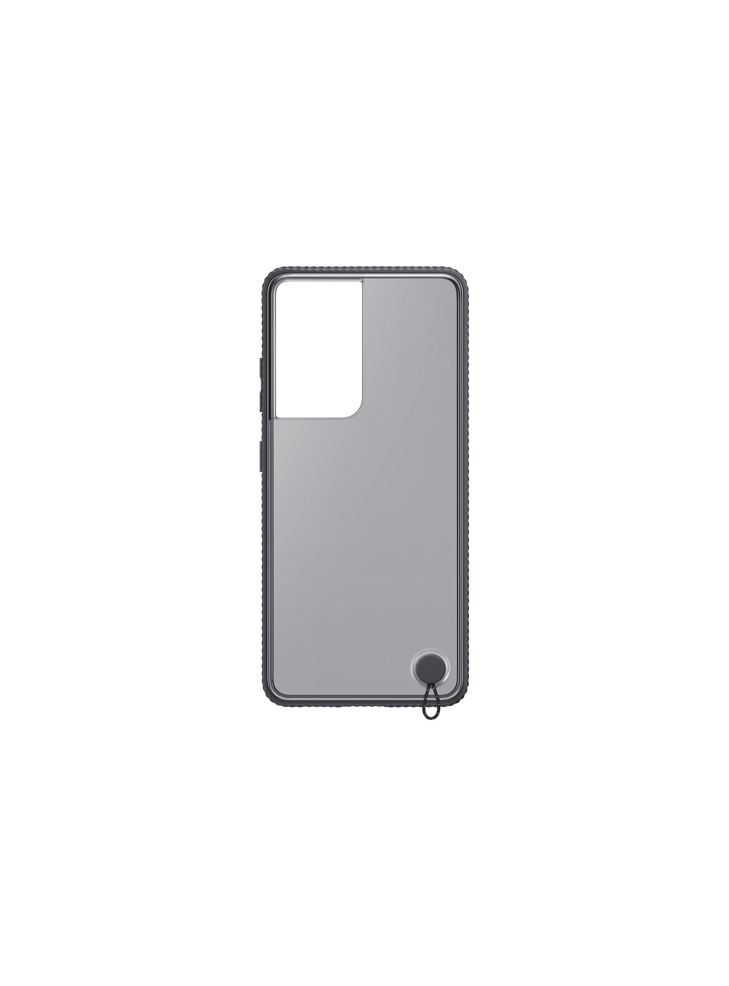 Samsung Carcasa Clear Protective Cover para Galaxy S21 Ultra 5G Negro-2