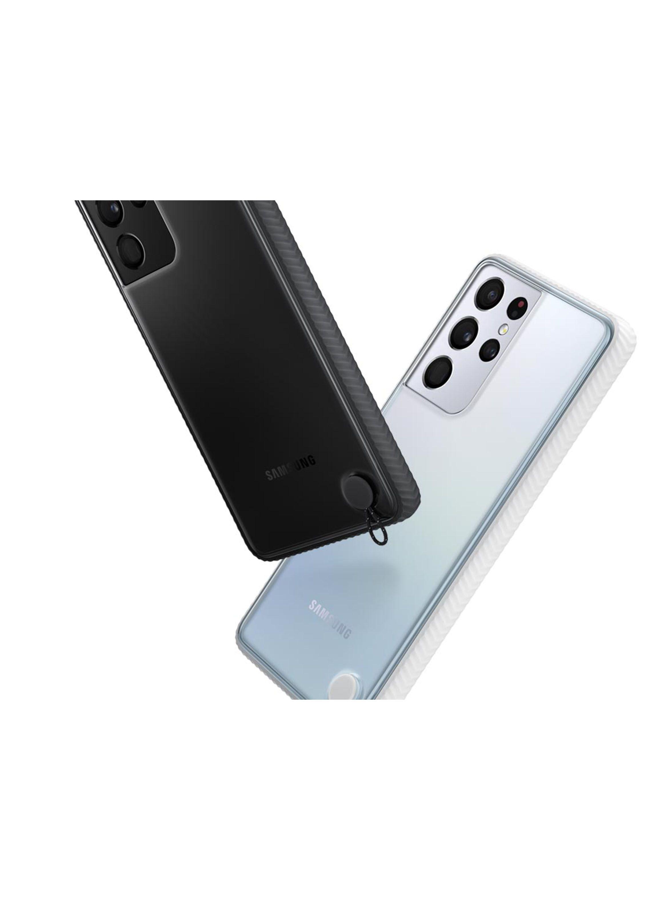Samsung Carcasa Clear Protective Cover para Galaxy S21 Ultra 5G Negro-3