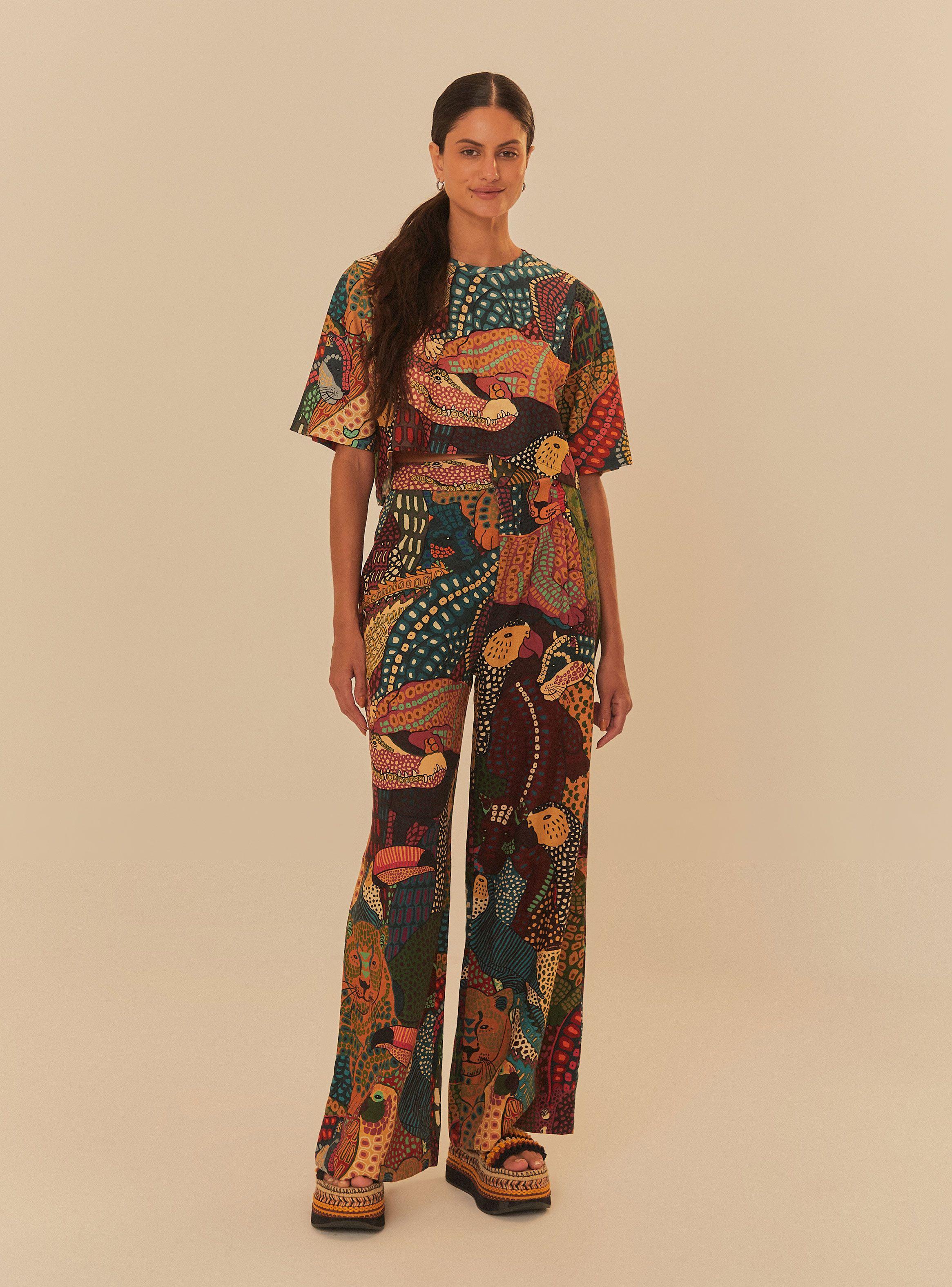 Blusa de Algodón Colorida-2