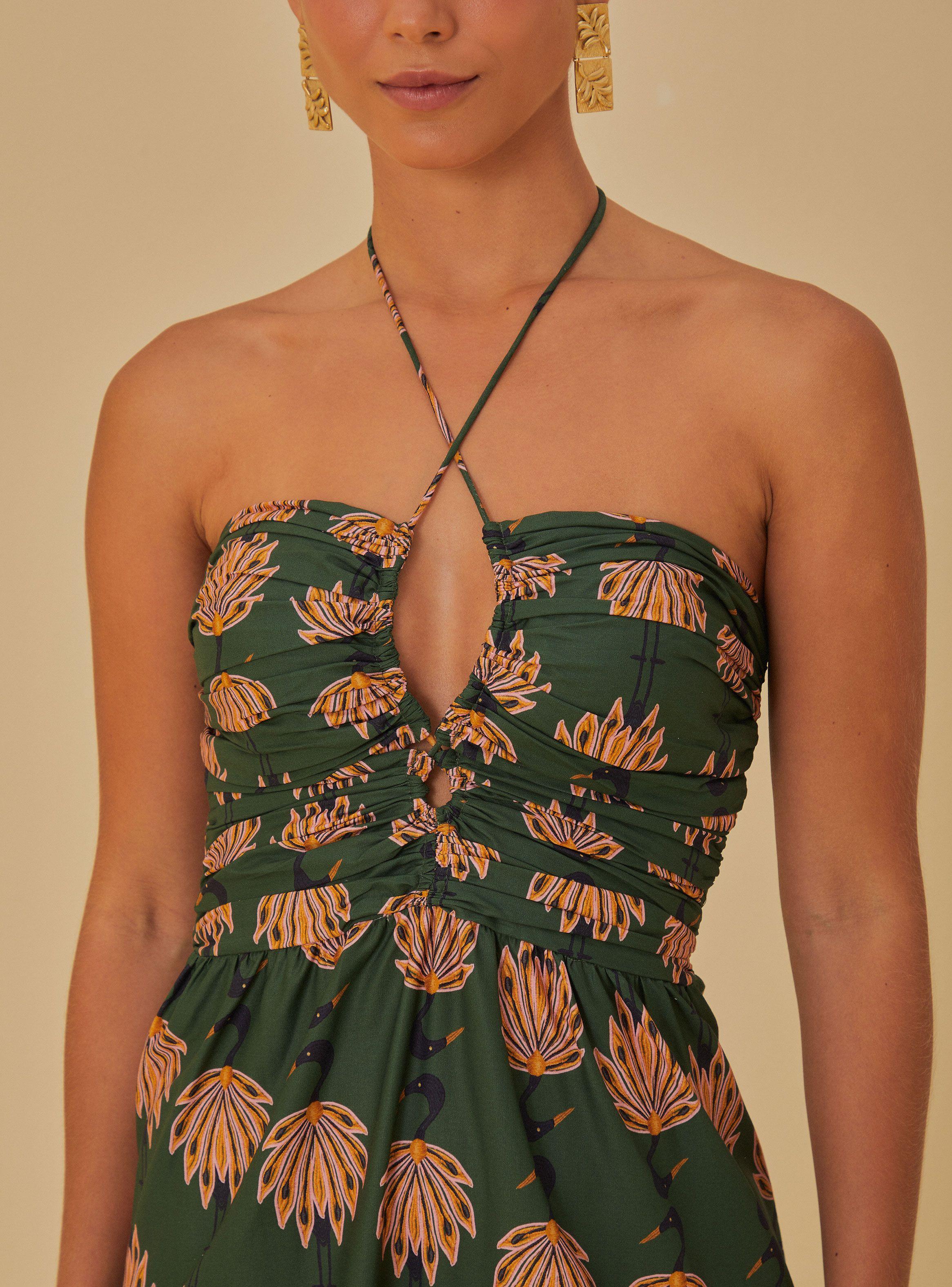 Vestido Halter Estampado-1