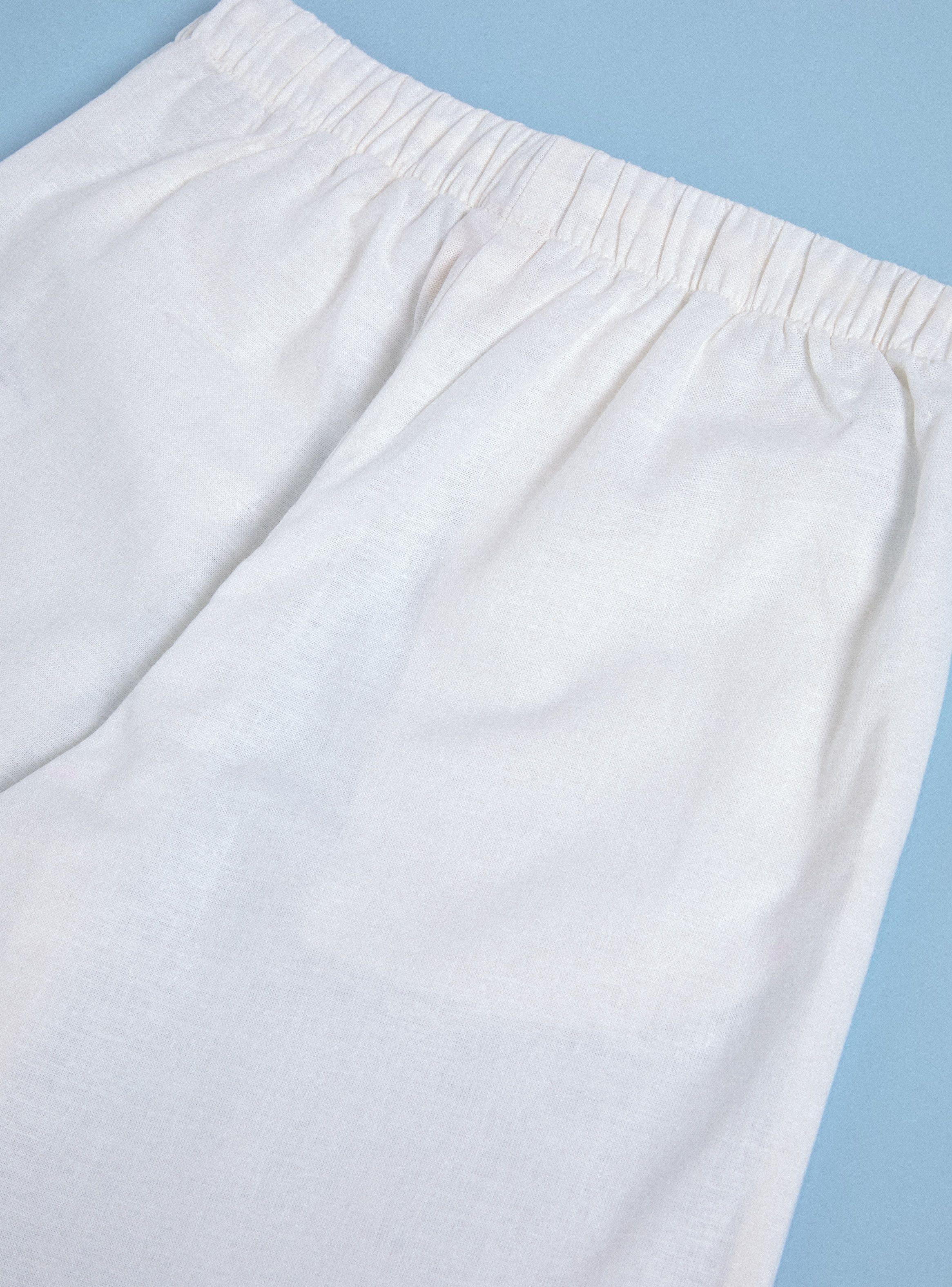 Pantalón Lino con Bolsillos-4