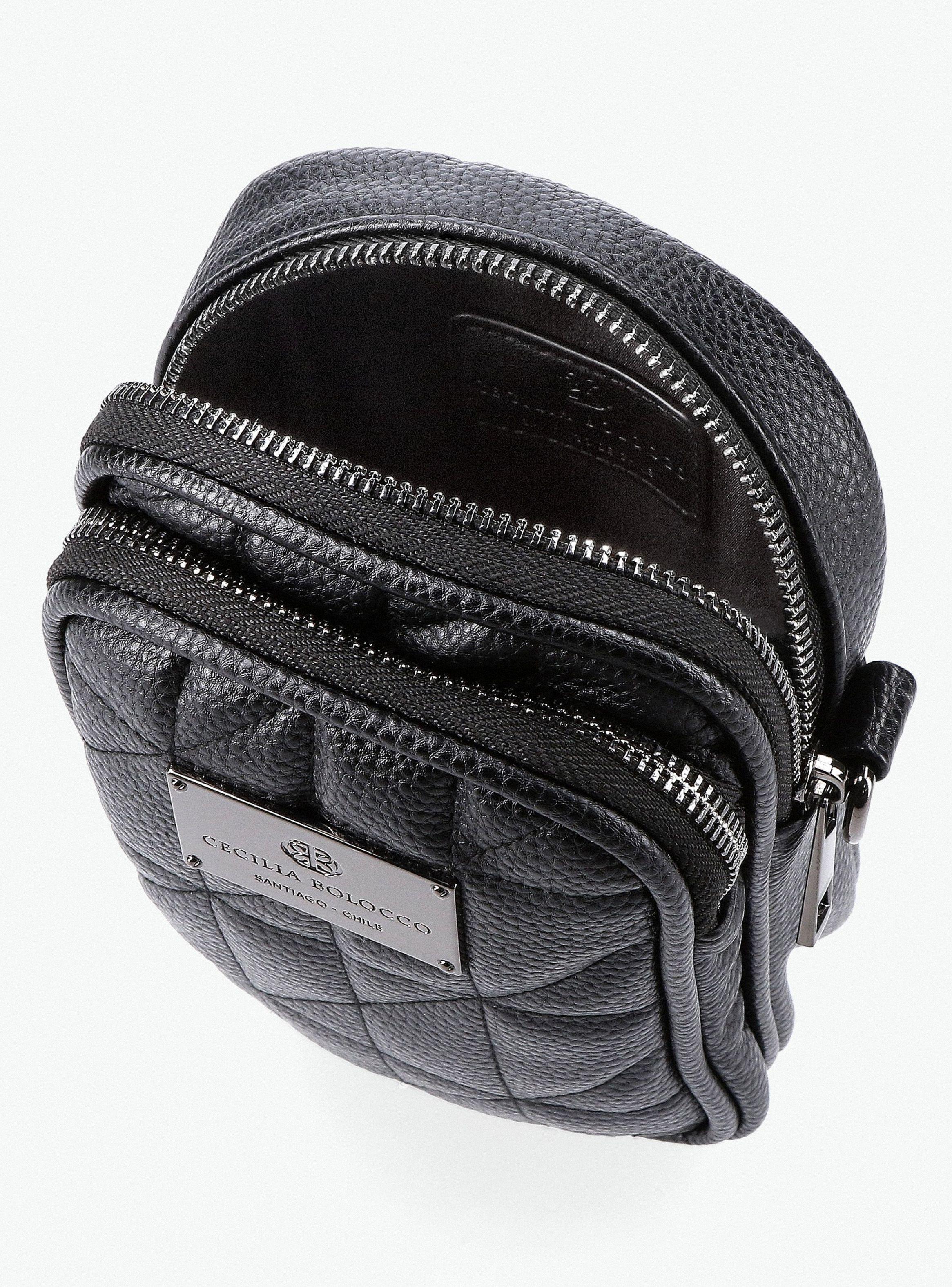 Cartera Mini Crossbody Efecto Cuero Texturado-5