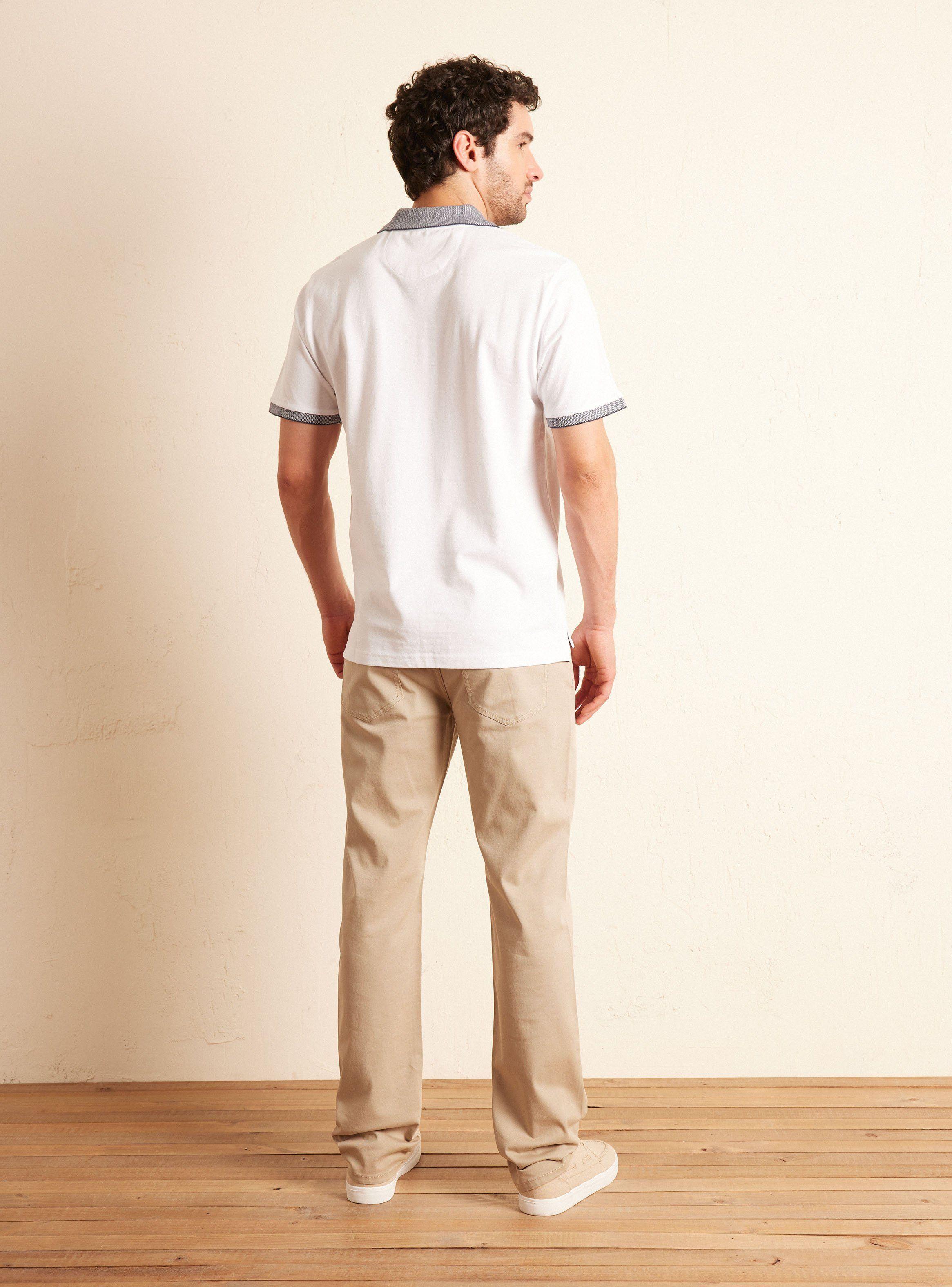 Polera Manga Corta Cuello Polo Pique-5