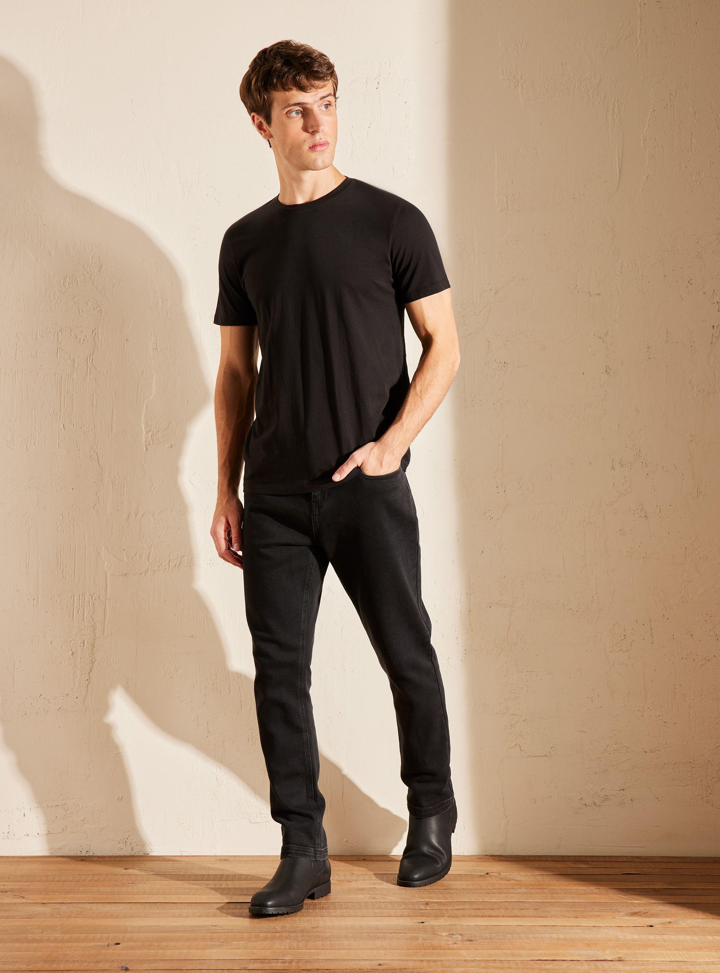 Polera Silicon Lavado Slim Fit-4