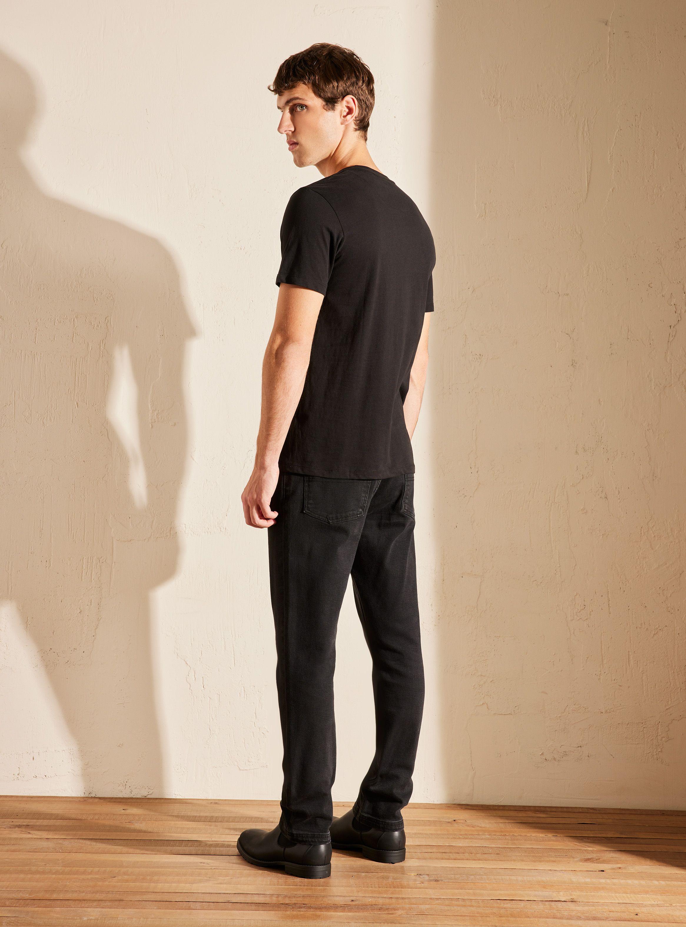Polera Silicon Lavado Slim Fit-5
