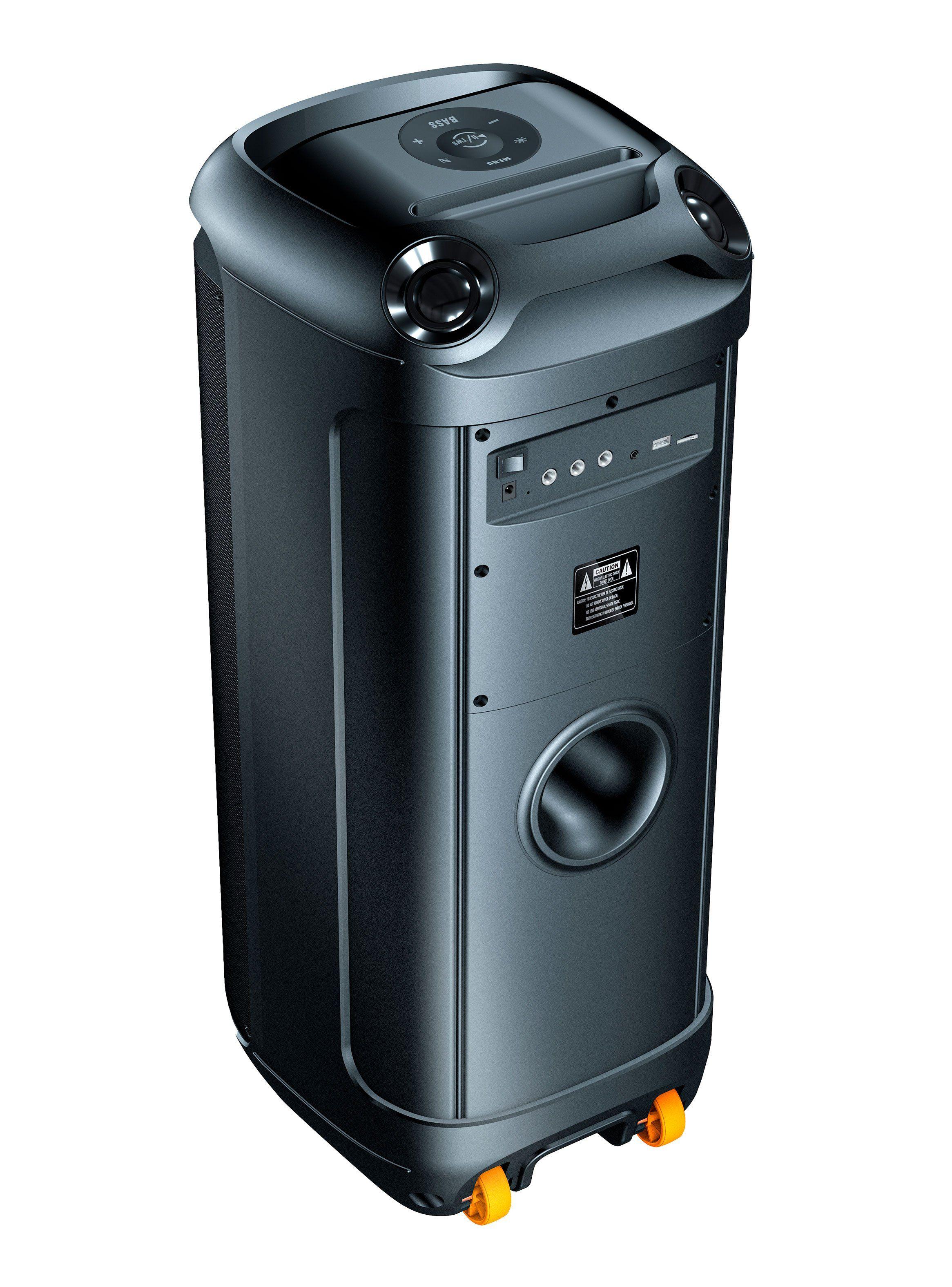 Parlante Karaoke Bluetooth 18000W MGZEUS Negro-3