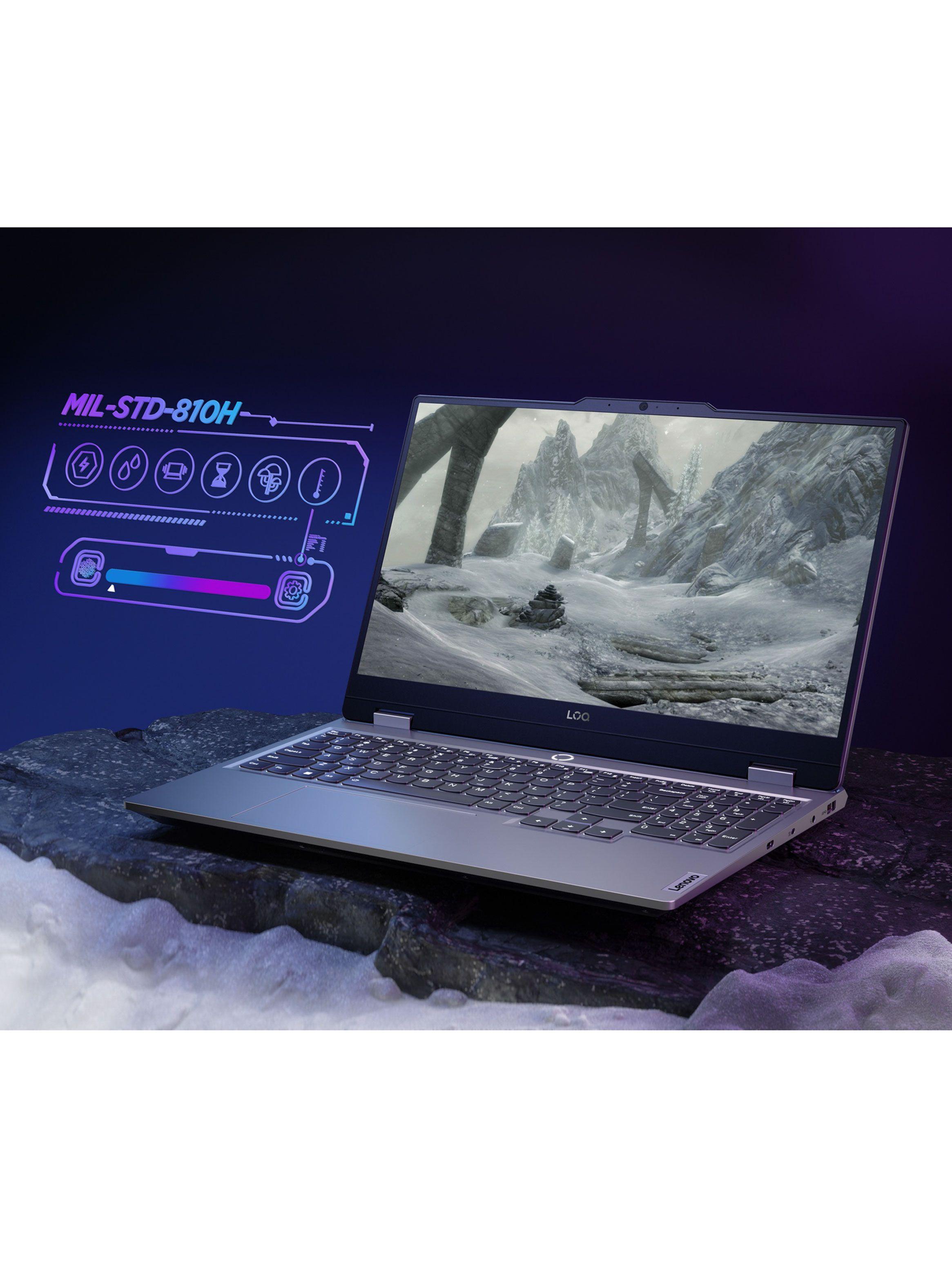 Notebook Gamer LOQ i5 12450HX Nvidia GeForce RTX 3050 6GB GDDR6 16GB RAM 512GB SSD 15.6 FHD 144Hz Luna Grey-6