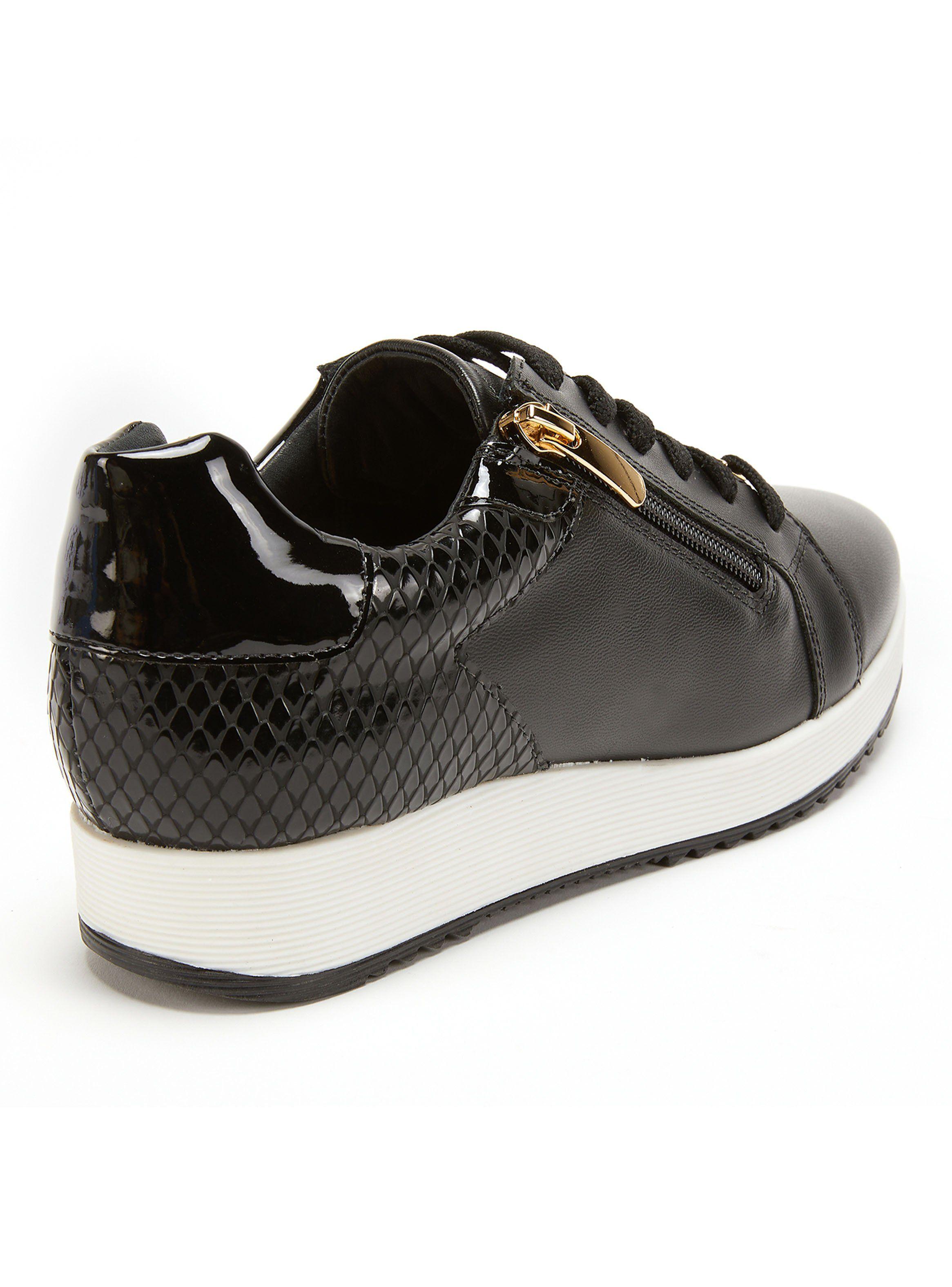 Zapatilla Cuero Aria 659439 Mujer-3