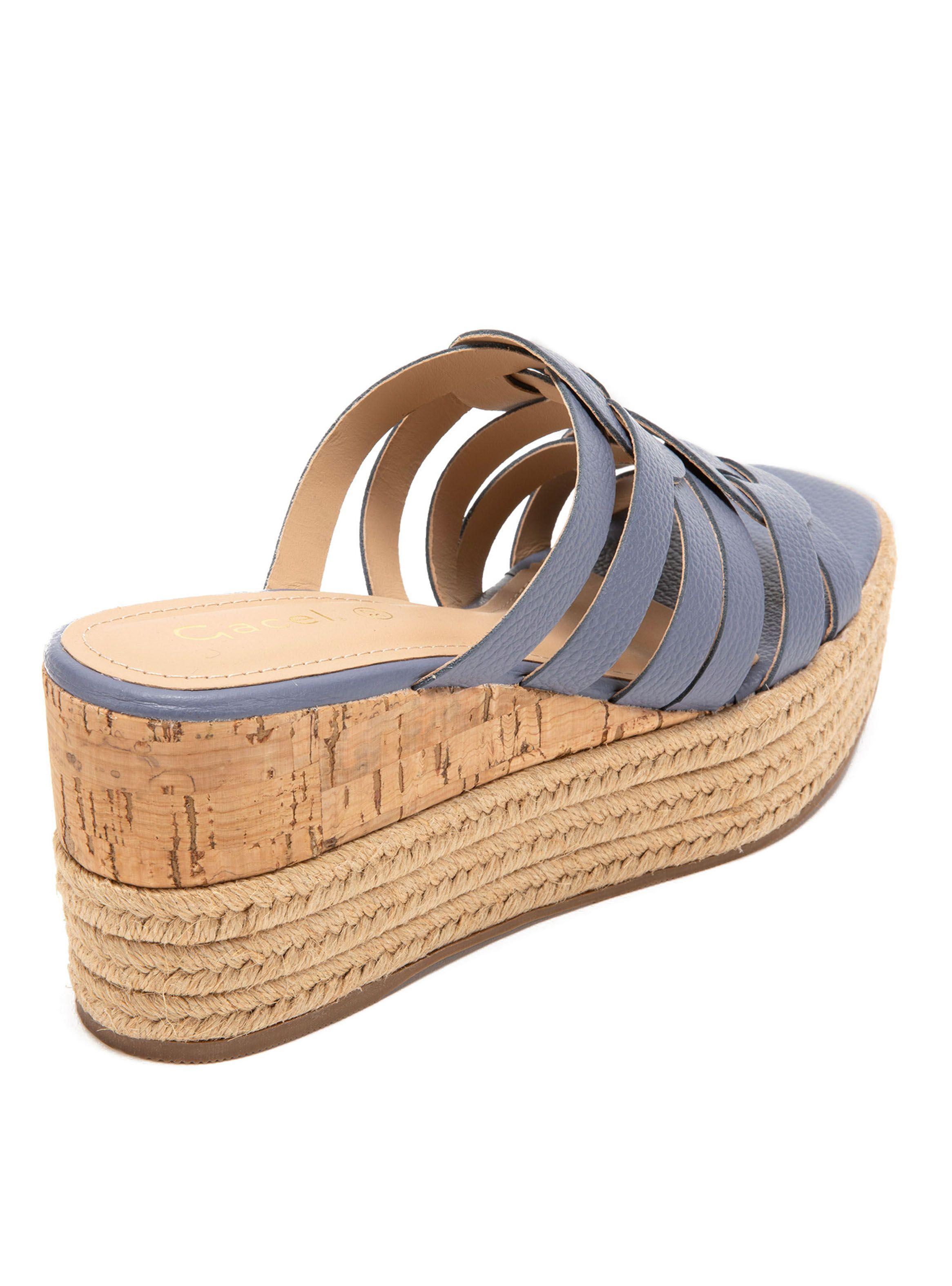 Sandalia Cuero Eduarda Denim 659518 Mujer-3