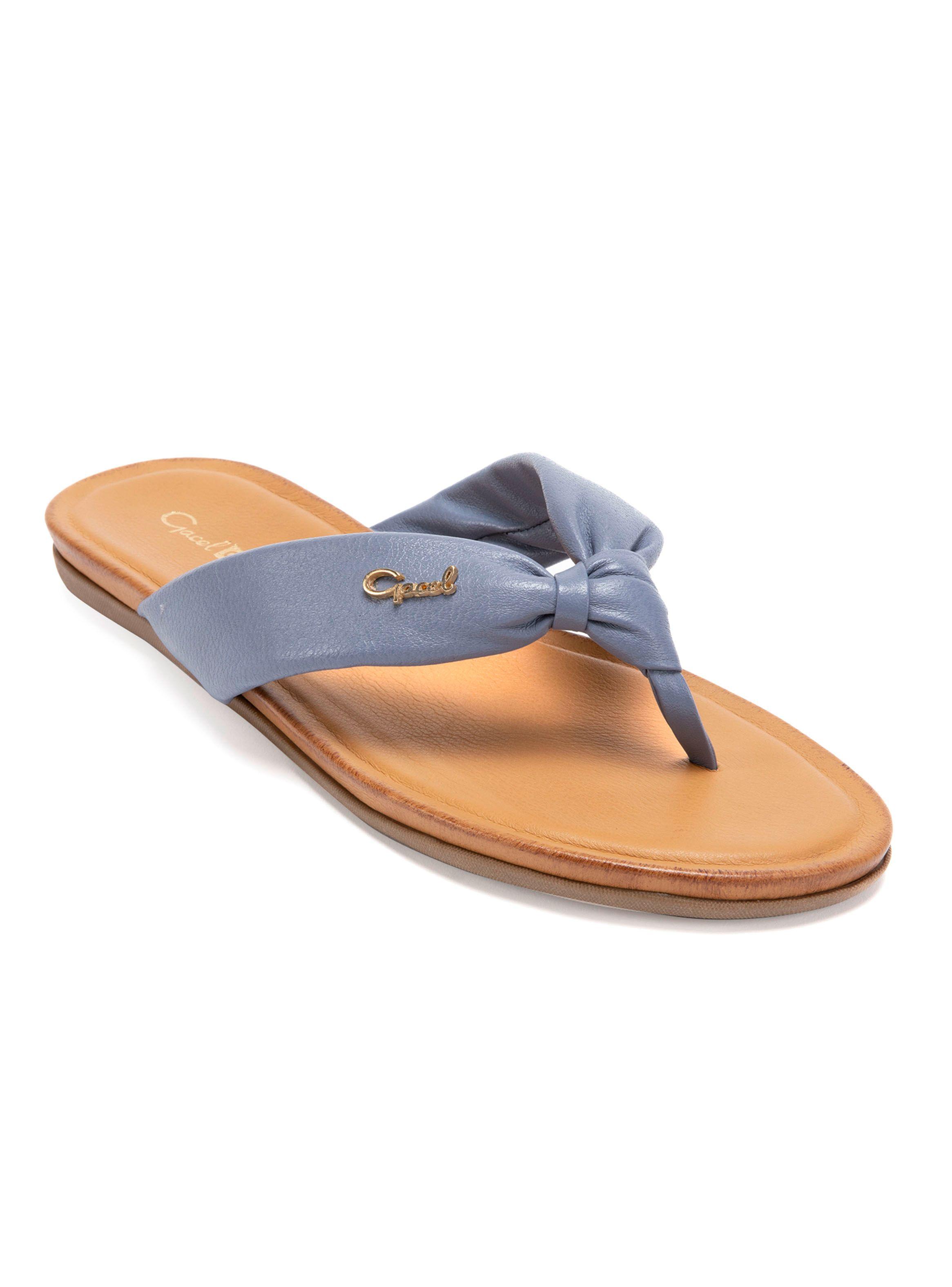 Sandalia Cuero Mila Denim 659650 Mujer-1