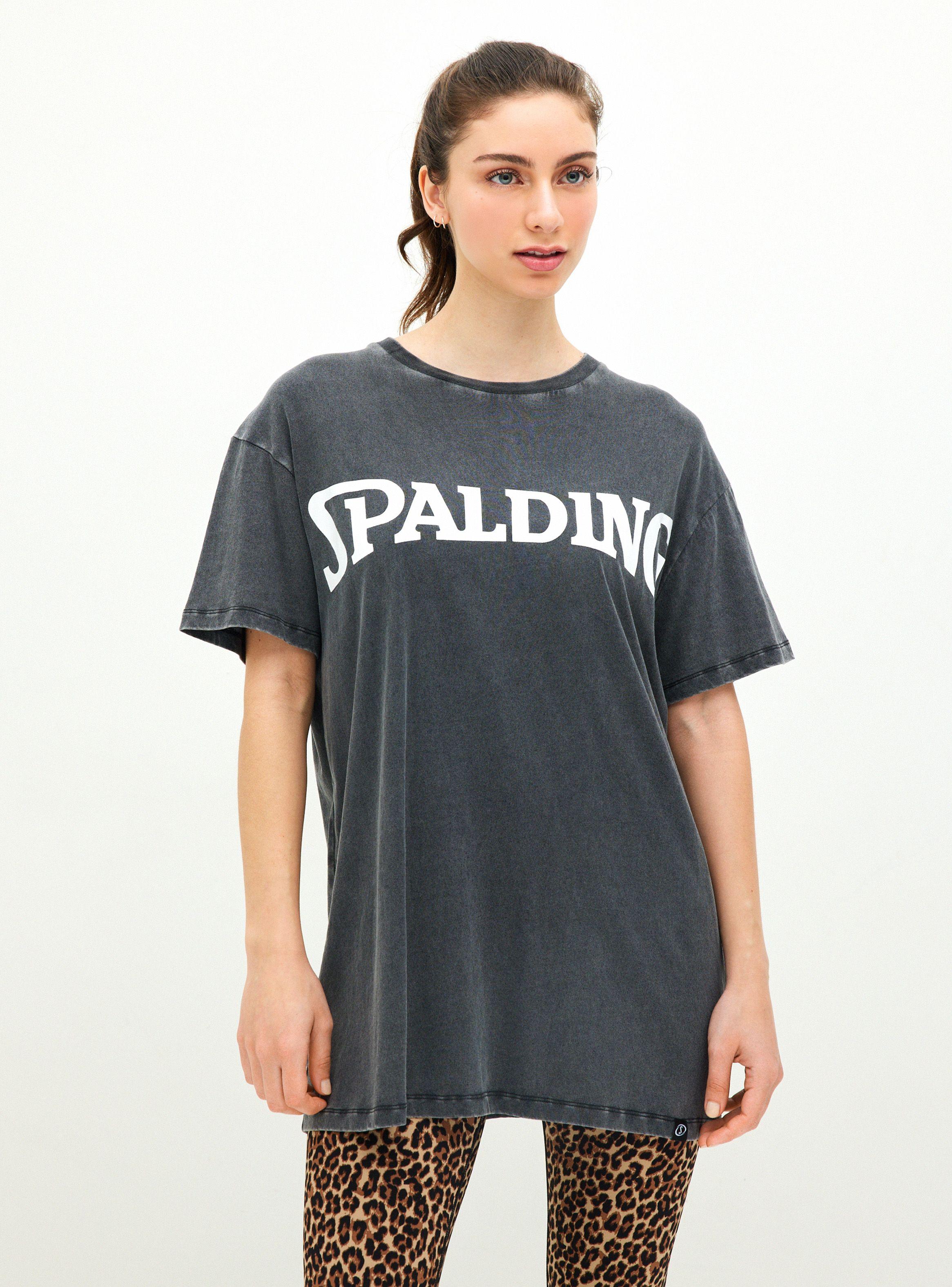 Polera Oversize Estampada Logo Mujer-0