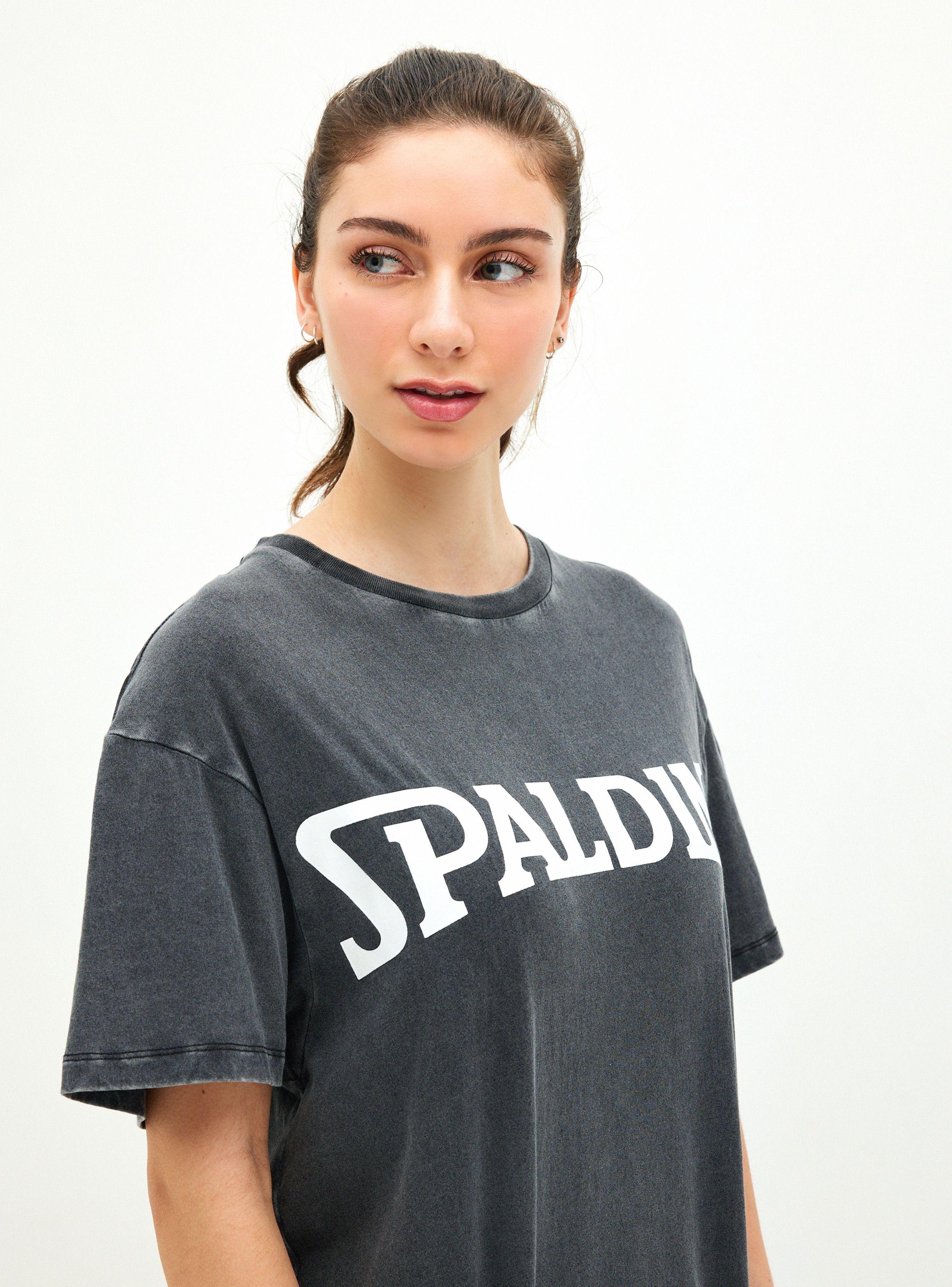 Polera Oversize Estampada Logo Mujer-2