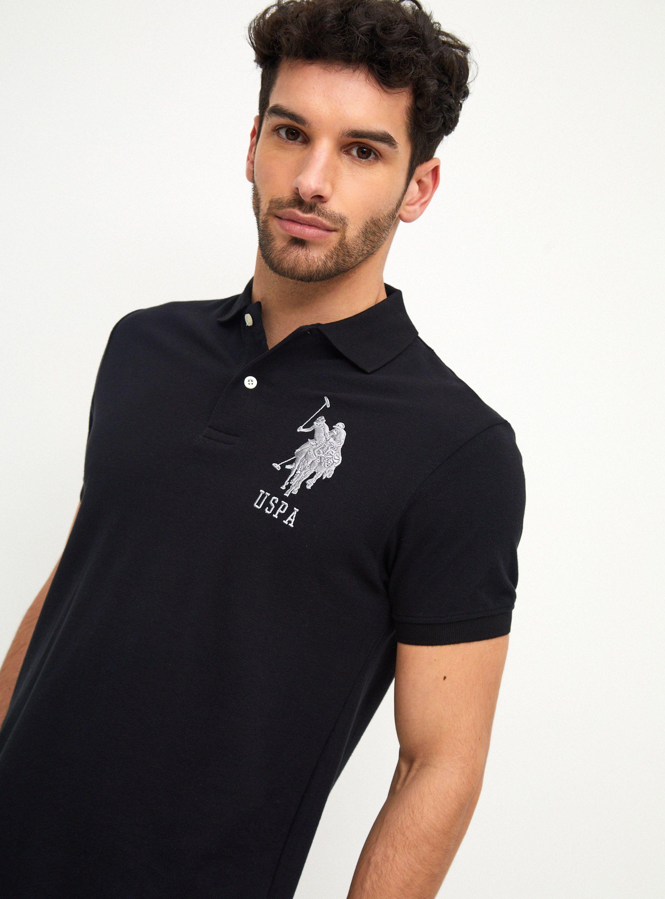 Polera Cuello Piqué Manga Corta Caballo Grande-2