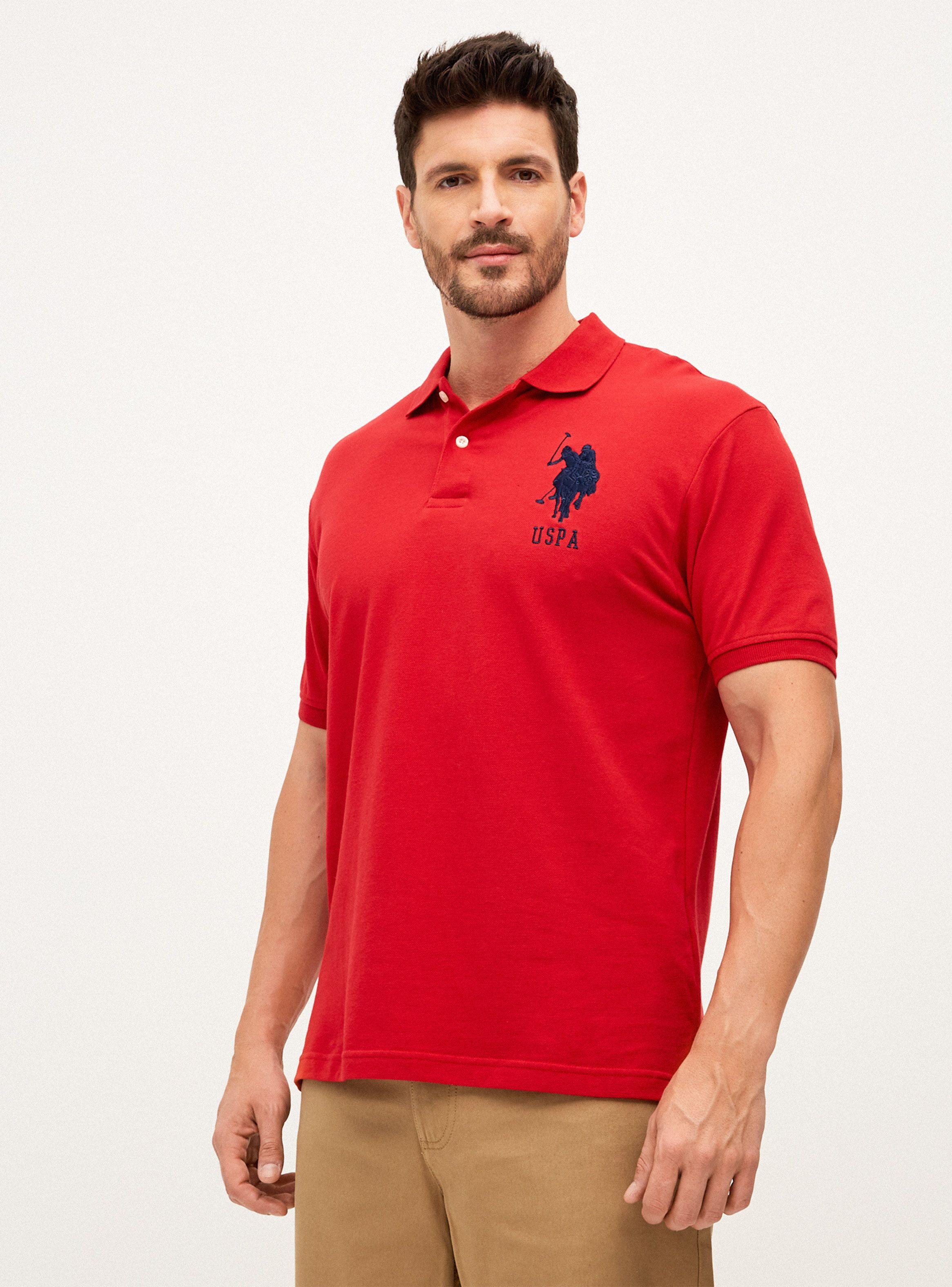 Polera Cuello Piqué Manga Corta Caballo Grande-0