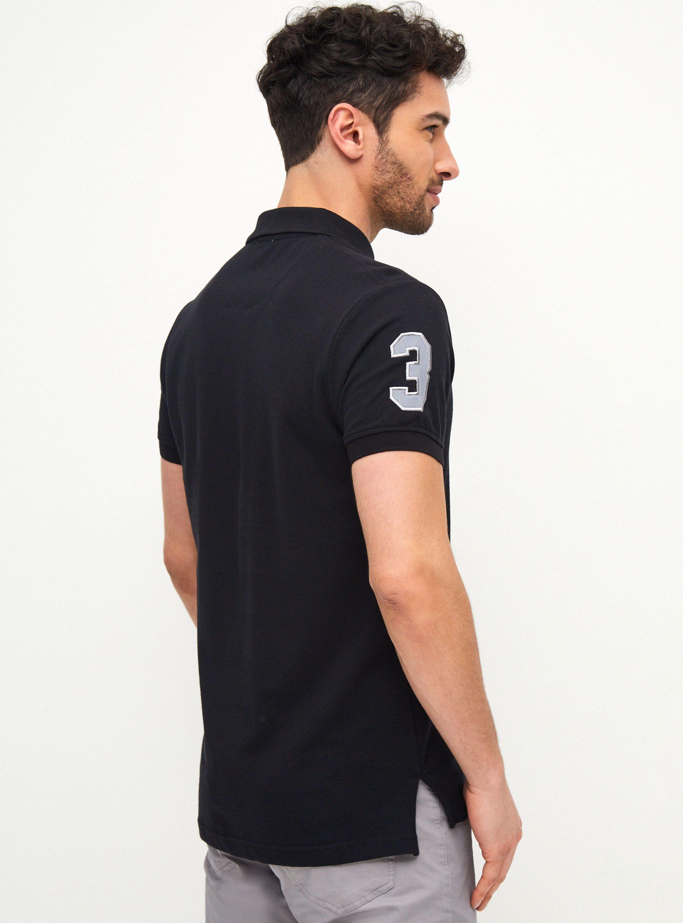 Polera Cuello Piqué Manga Corta Caballo Grande-1