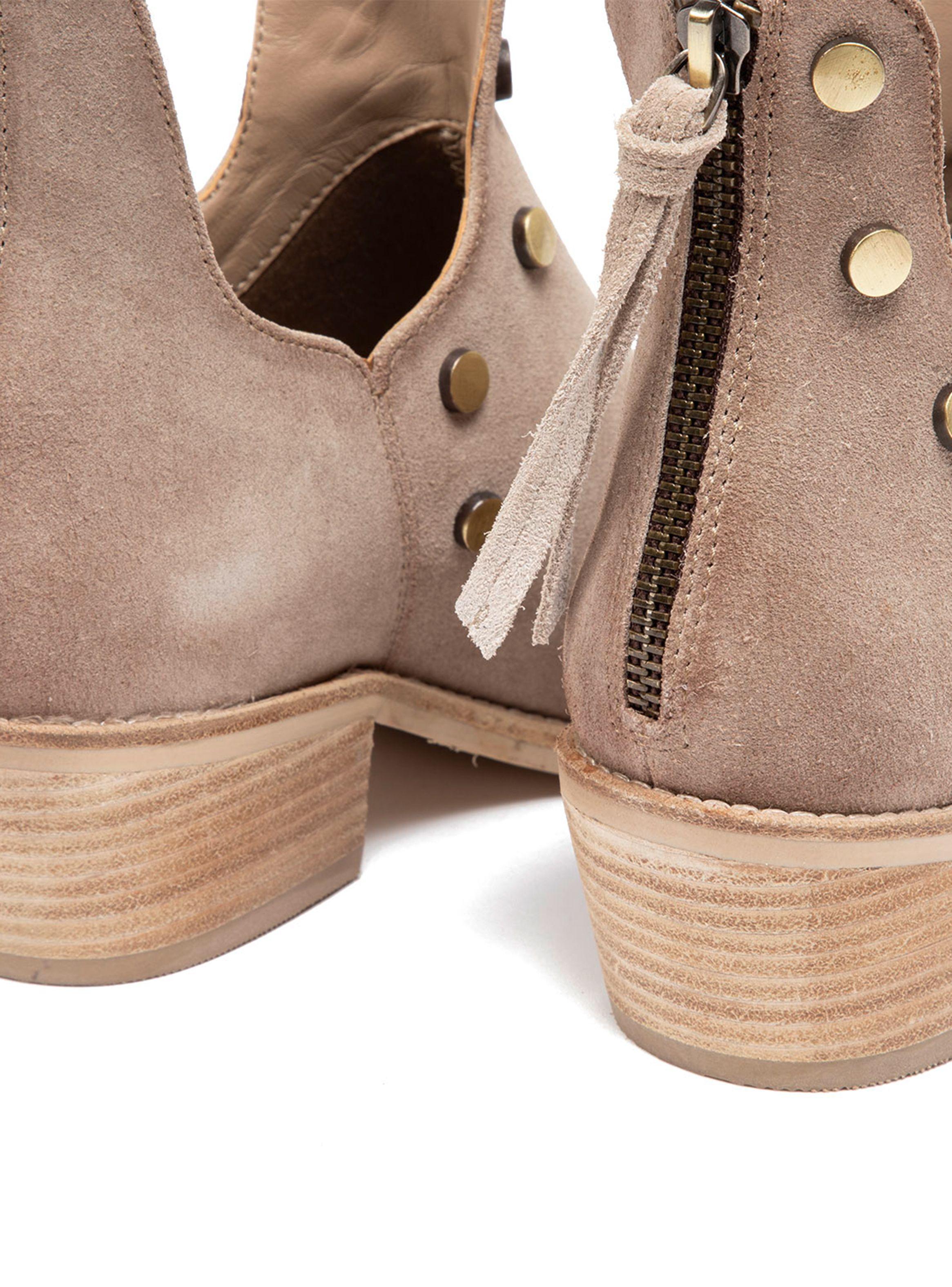 Botín Bootie Cuero Sheyla Mujer-4
