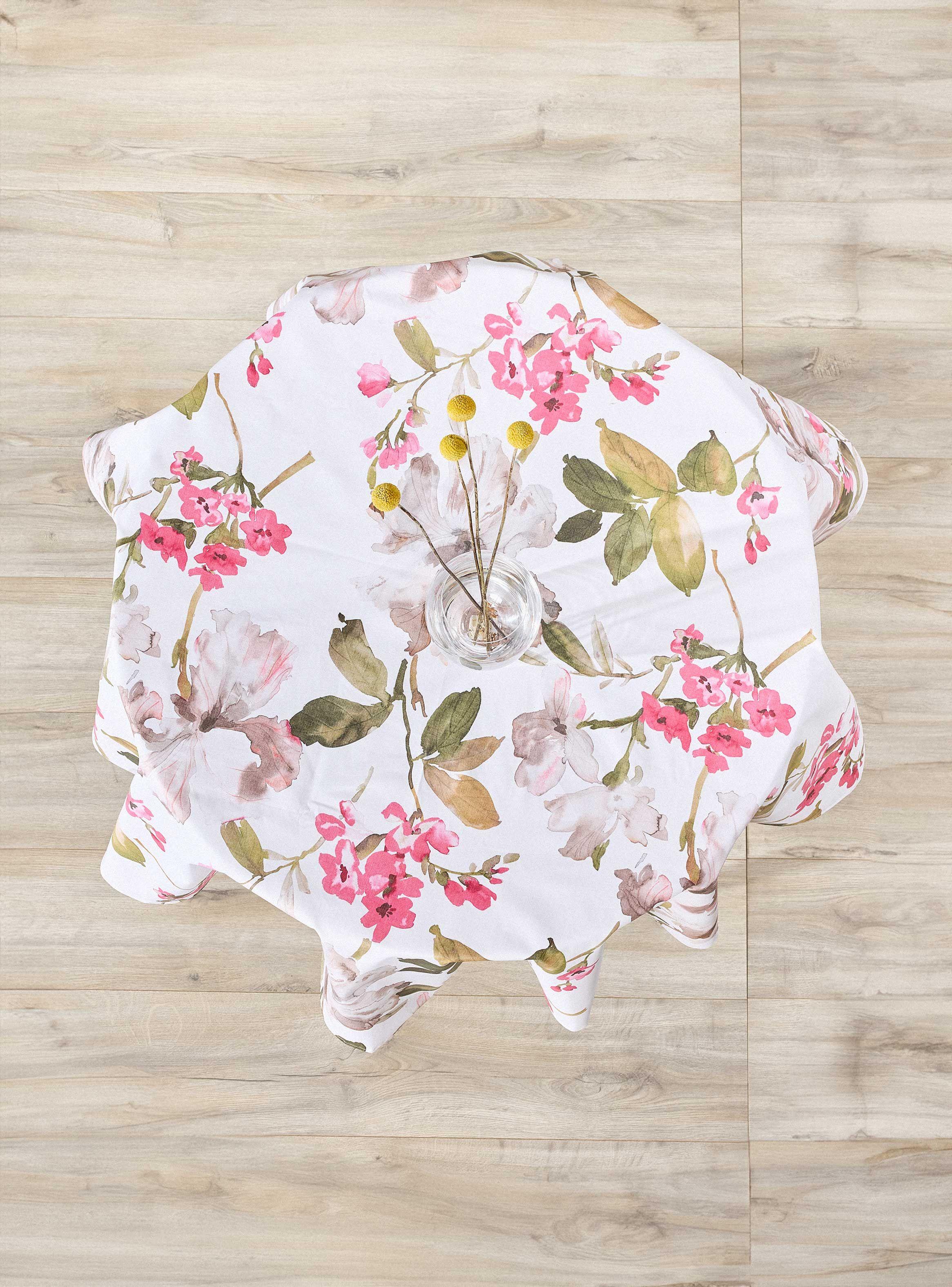 Mantel Fresia Redondo Antimanchas 150 cm-2