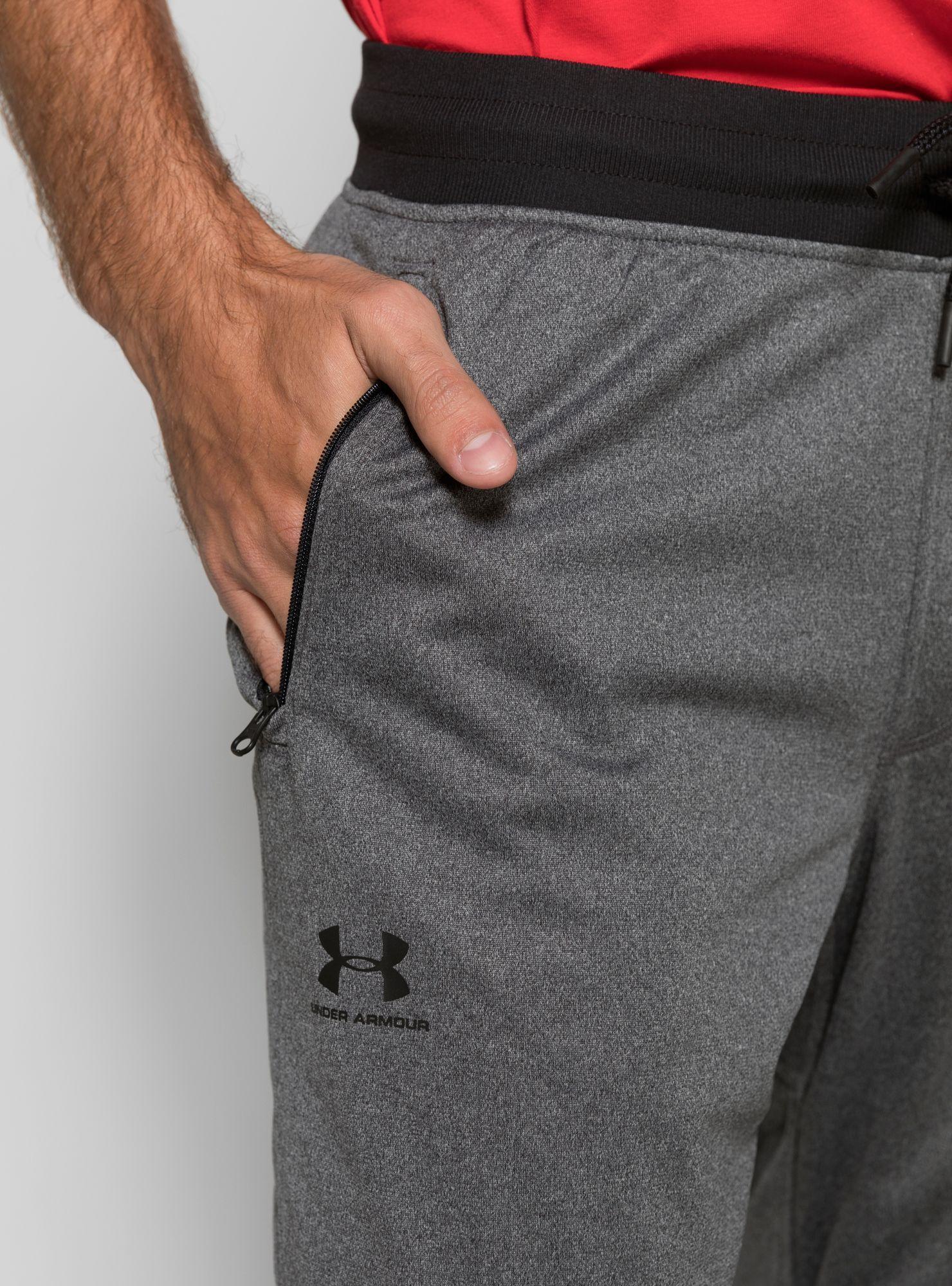 Pantalón Entrenamiento Under Armour Sportstyle Hombre Gris-3