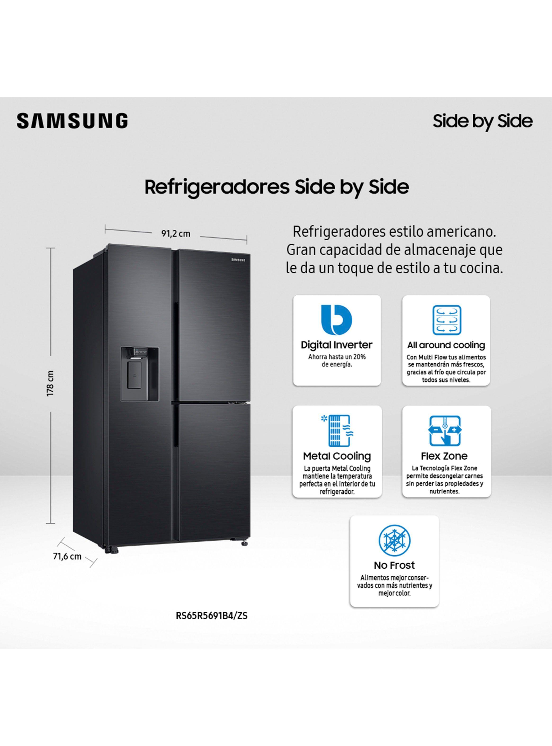 Refrigerador Side By Side No Frost 602 Litros RS65R5691B4/ZS-1
