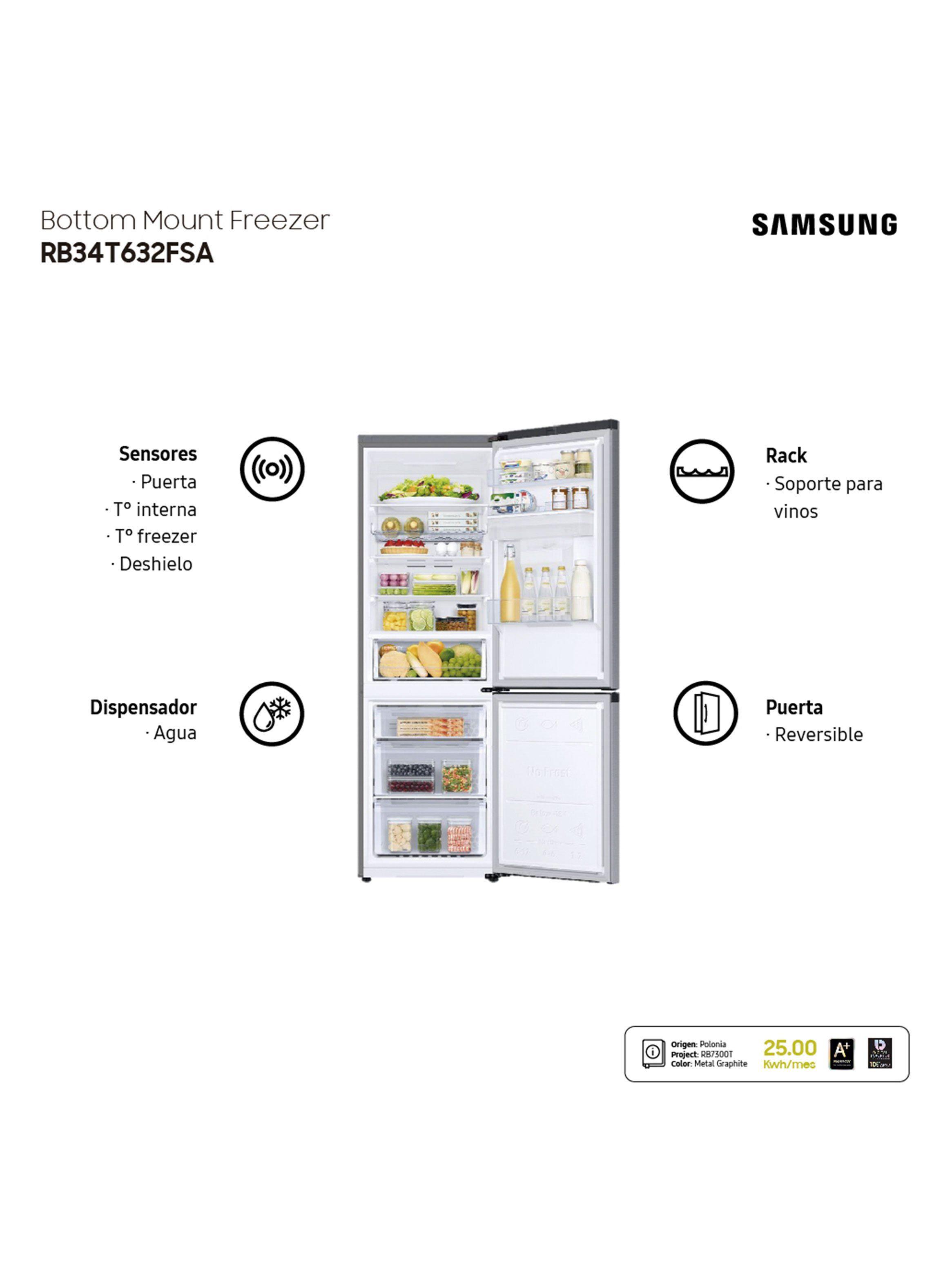 Refrigerador Bottom Mount No Frost 331 Litros con All Around Cooling-9